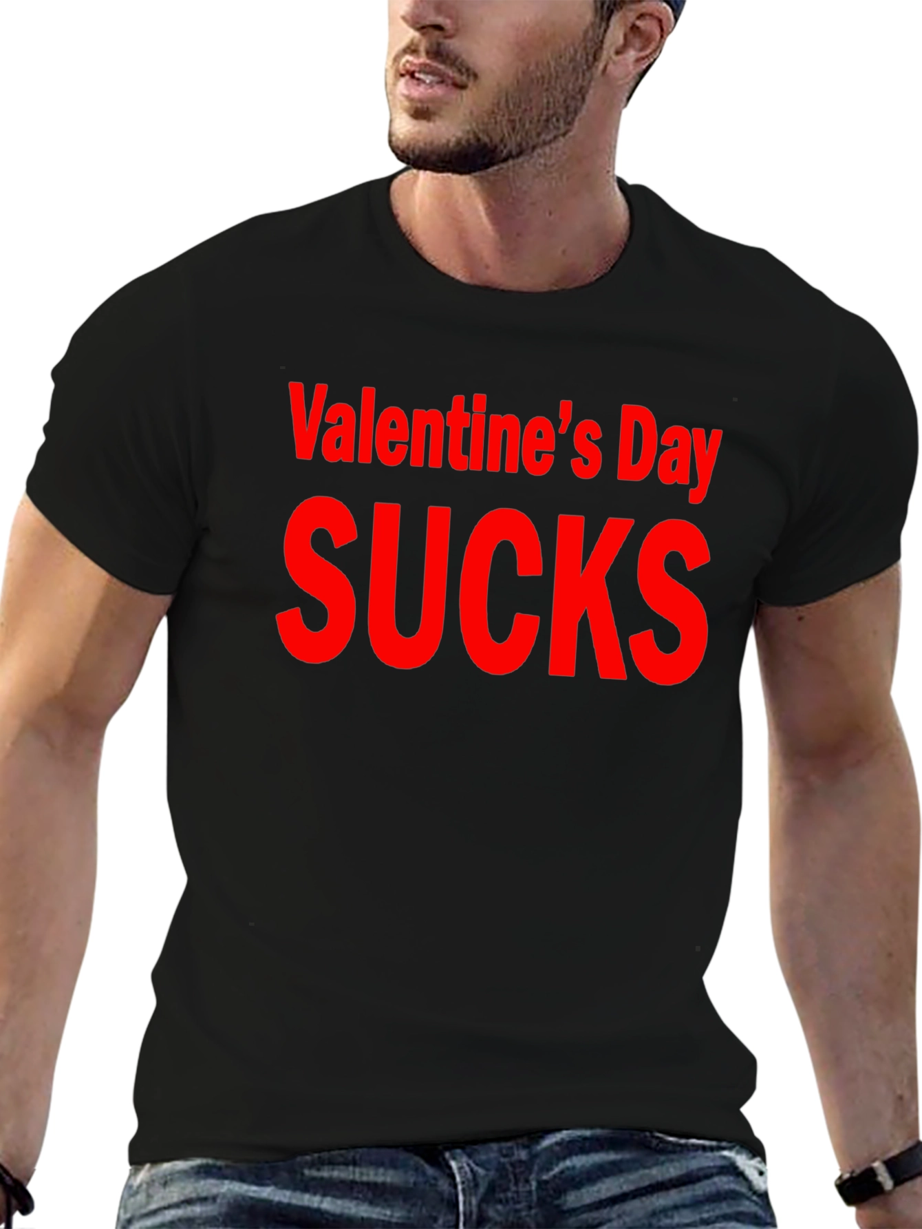 Valentines Day Sucks Graphic T-Shirt