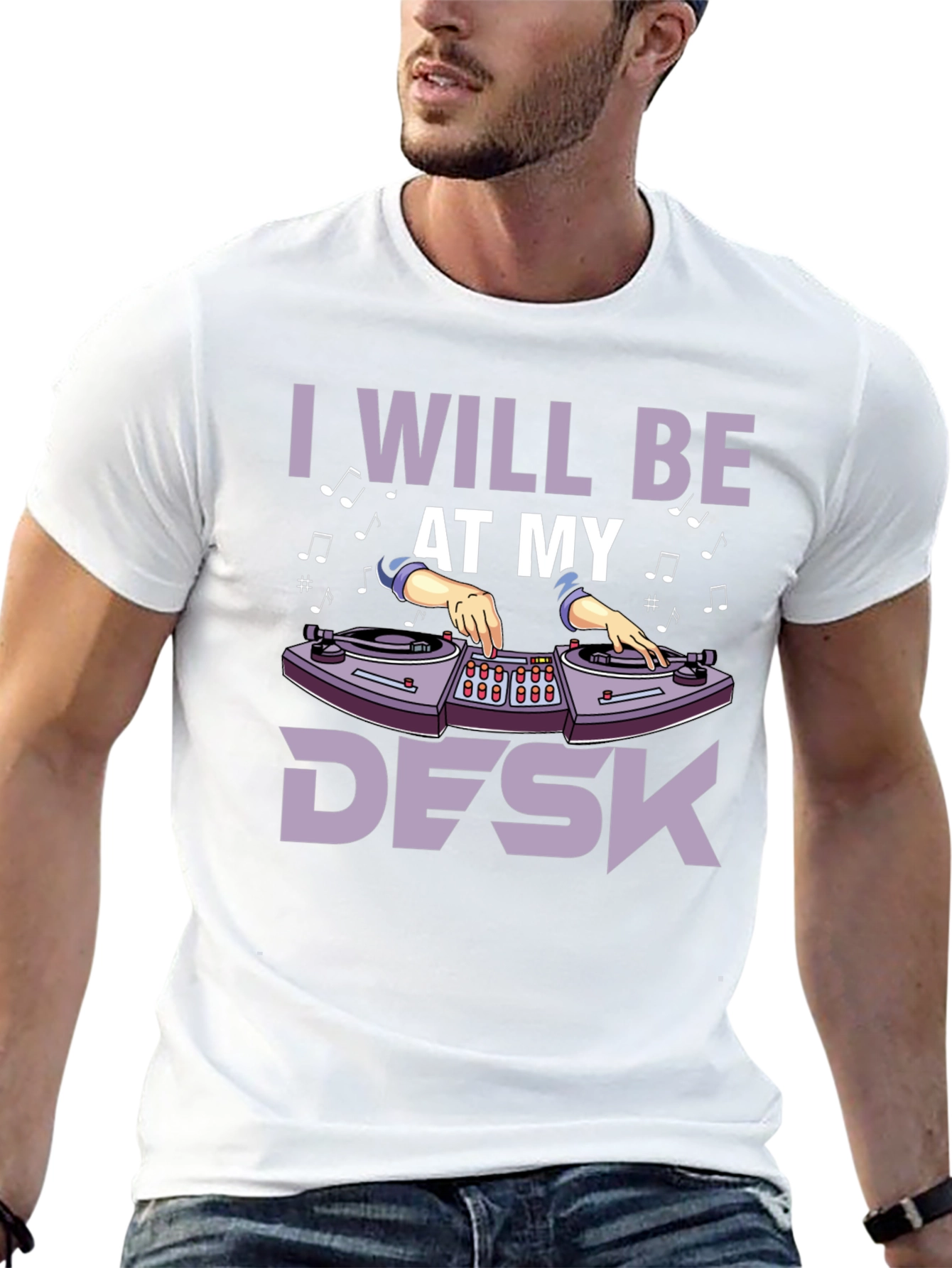 DJ At My Desk Graphic Tee