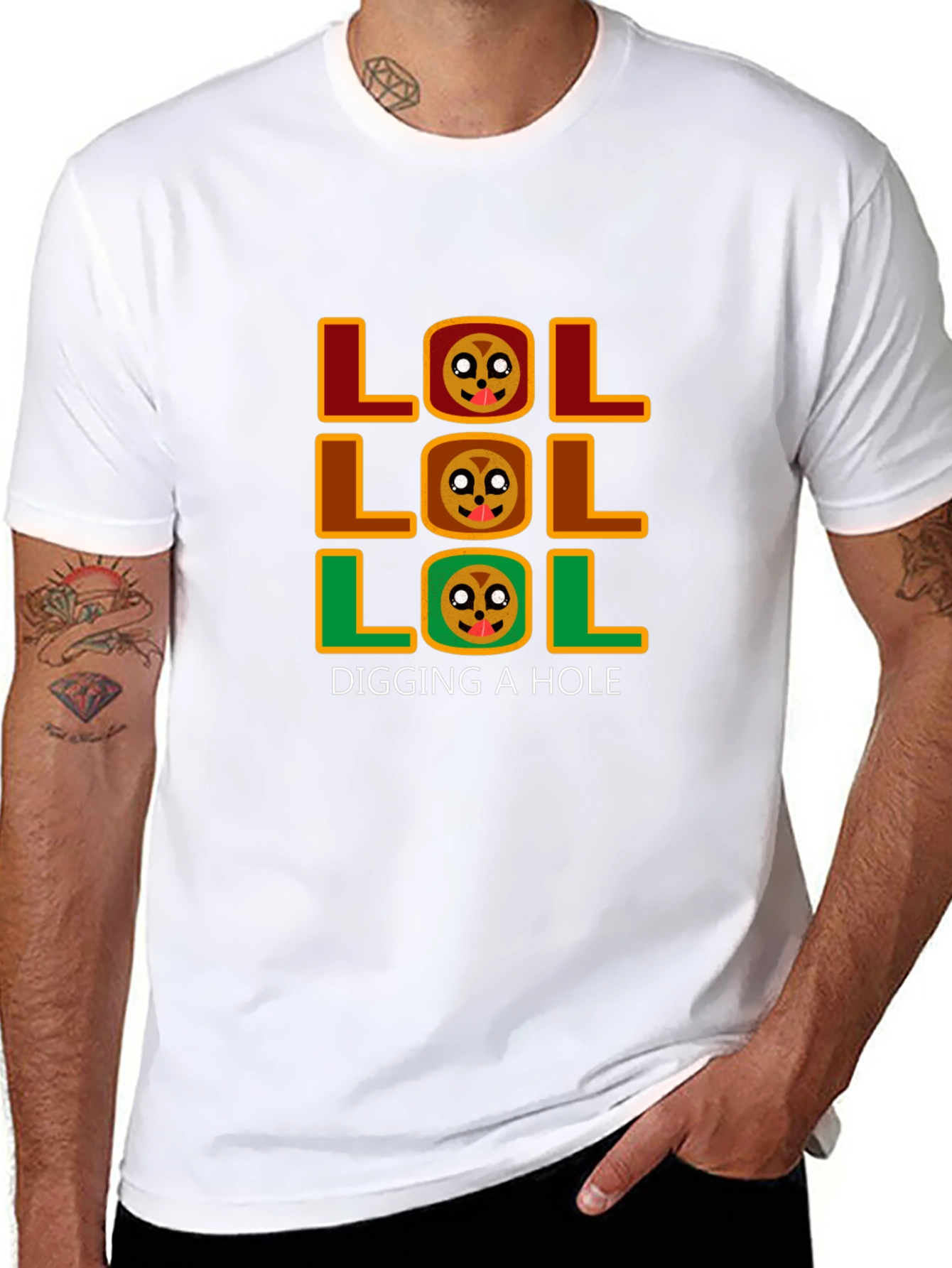 LOL Digging a Hole Graphic T-Shirt