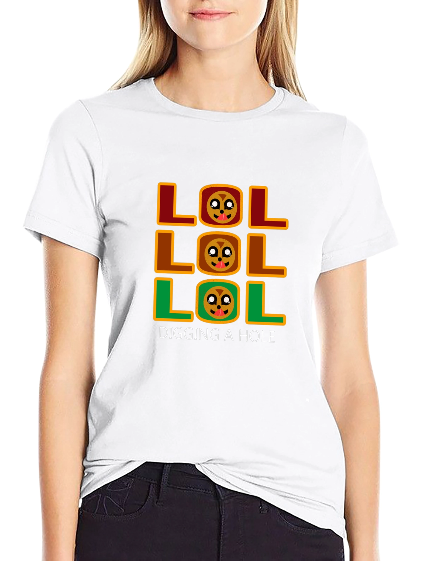 LOL Digging a Hole Graphic T-Shirt