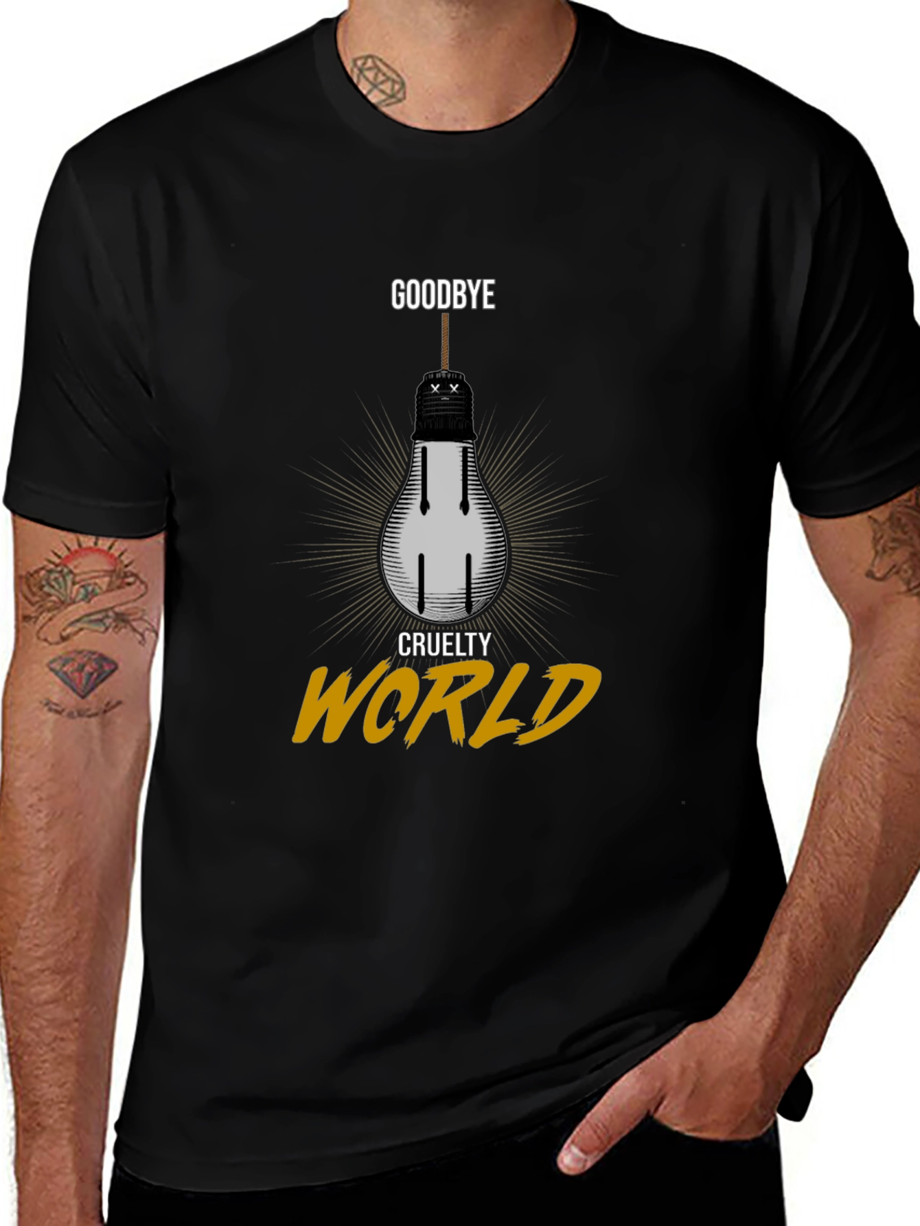 Goodbye Cruelty World Graphic Tee