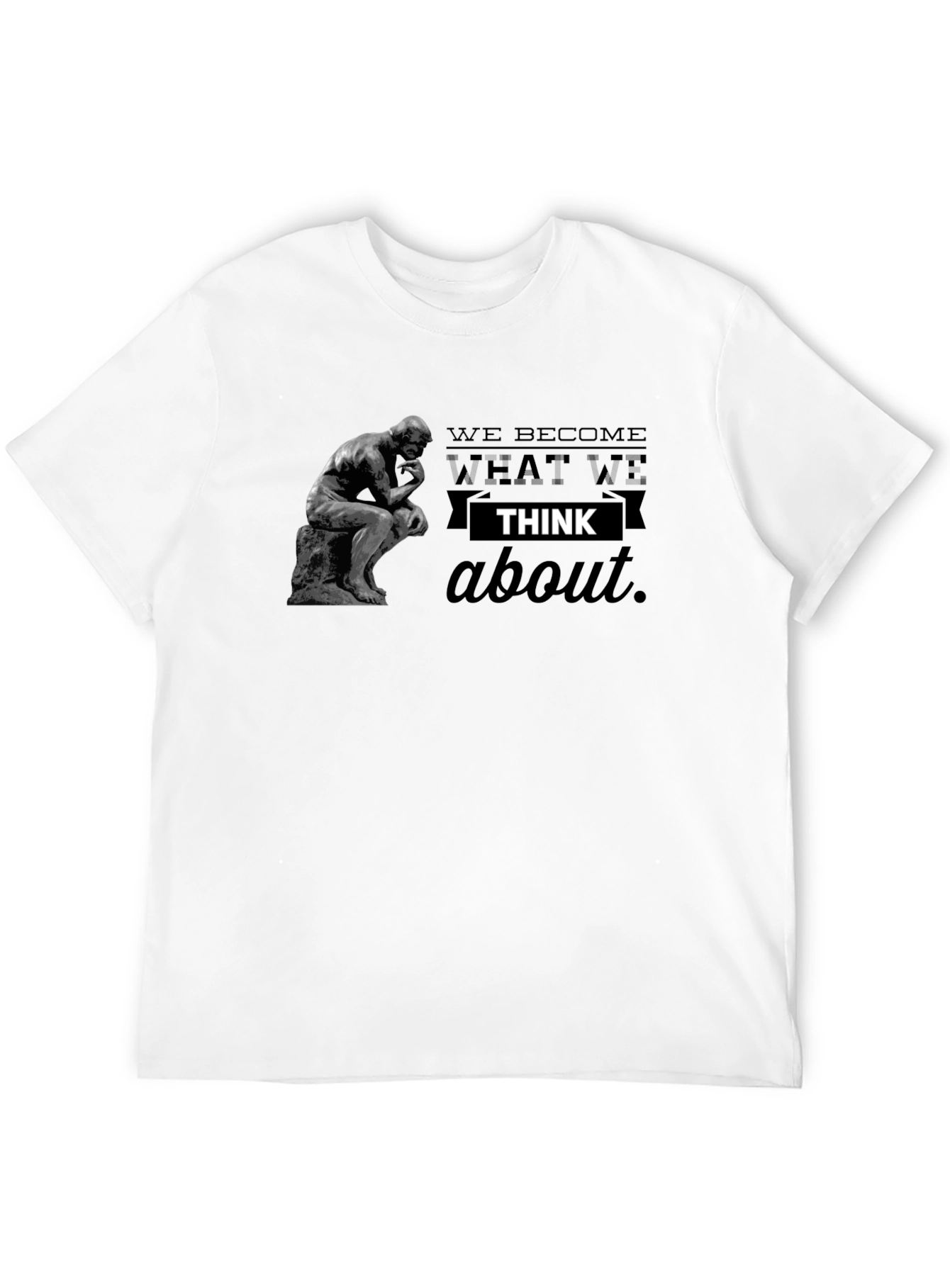 Philosophical Thought T-Shirt - The Thinker Design