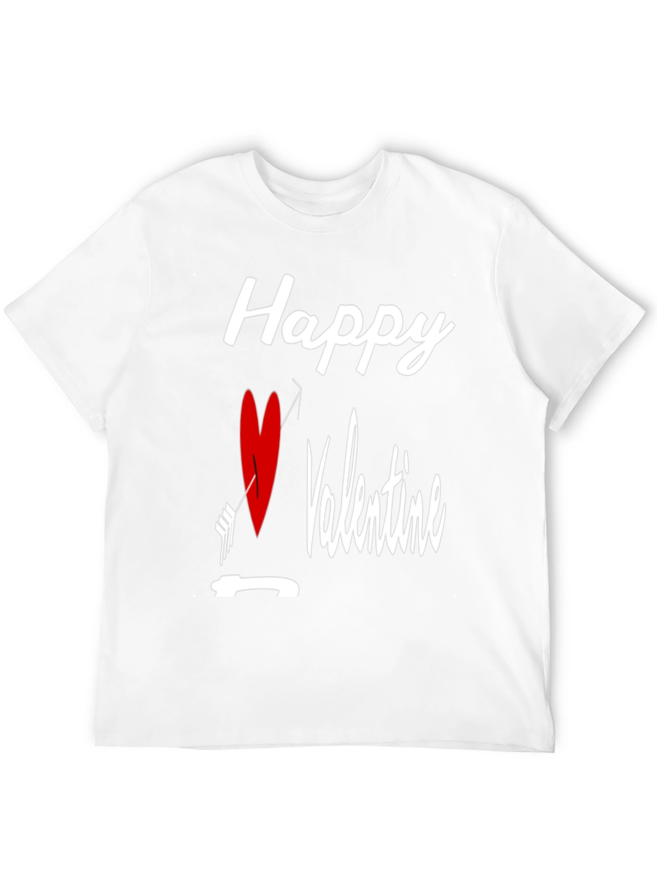Happy Valentines Day Cupid Arrow Heart T-Shirt