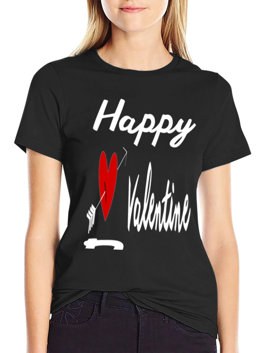 Happy Valentines Day Cupid Arrow Heart T-Shirt
