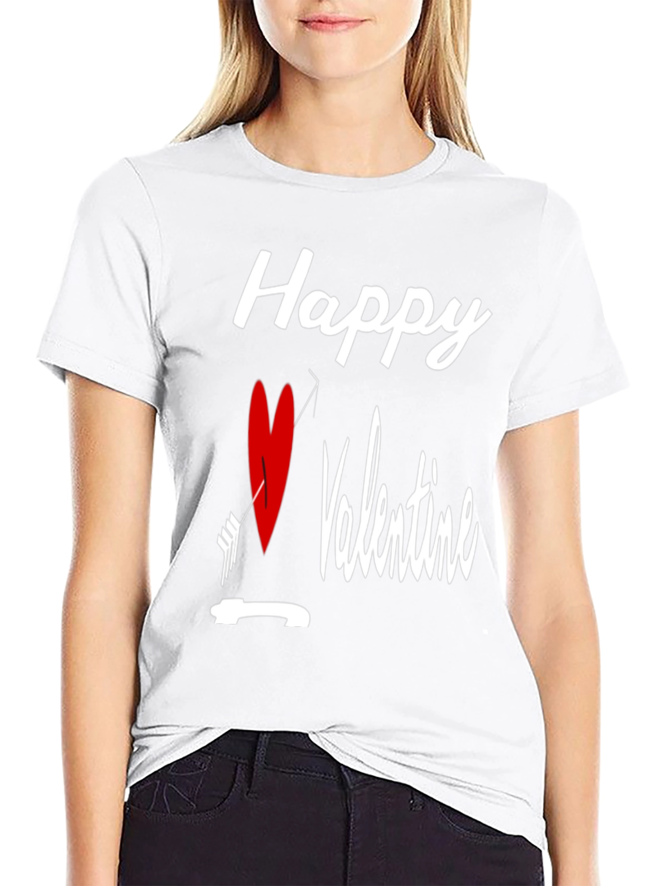 Happy Valentines Day Cupid Arrow Heart T-Shirt