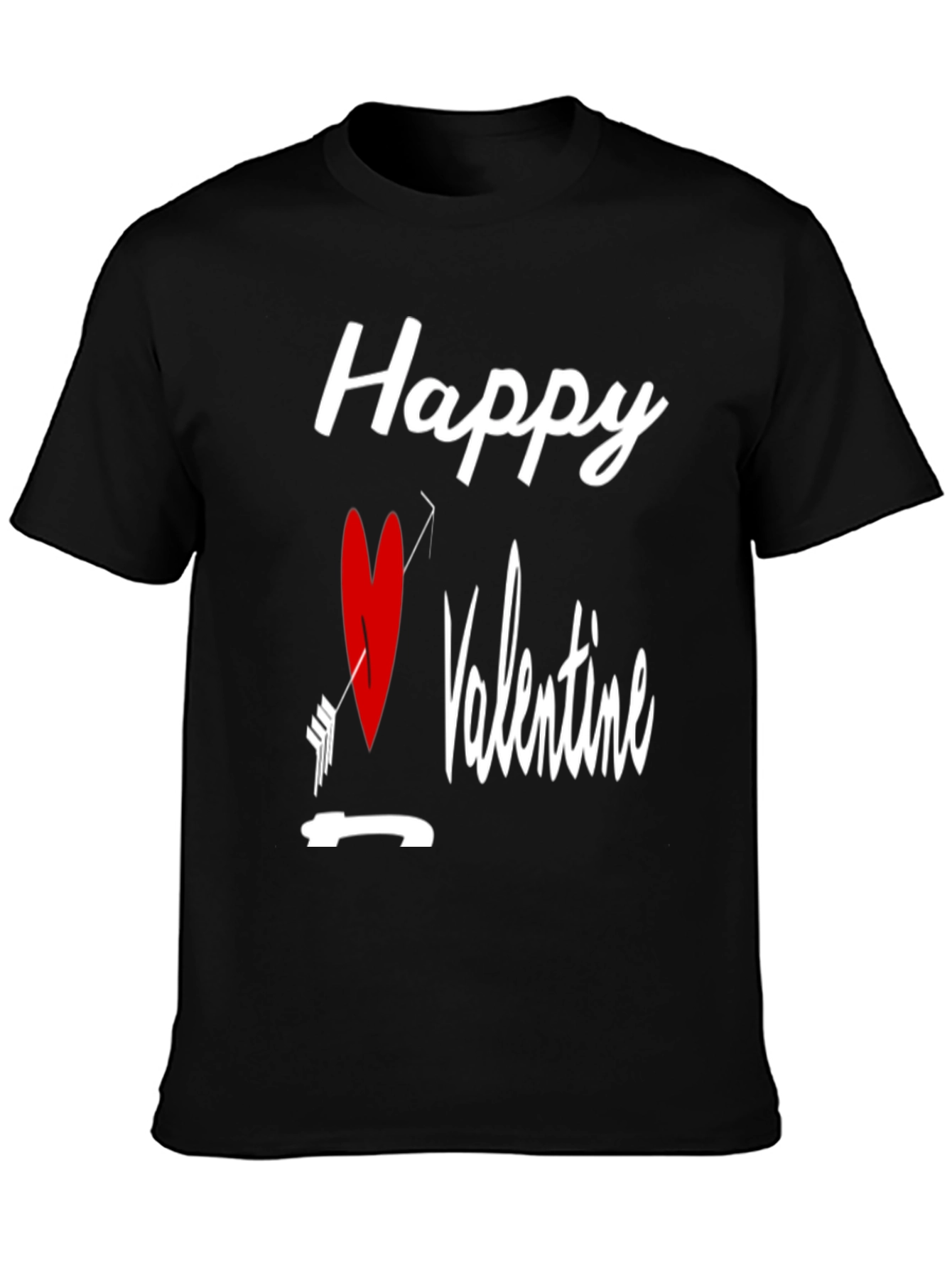 Happy Valentines Day Cupid Arrow Heart T-Shirt