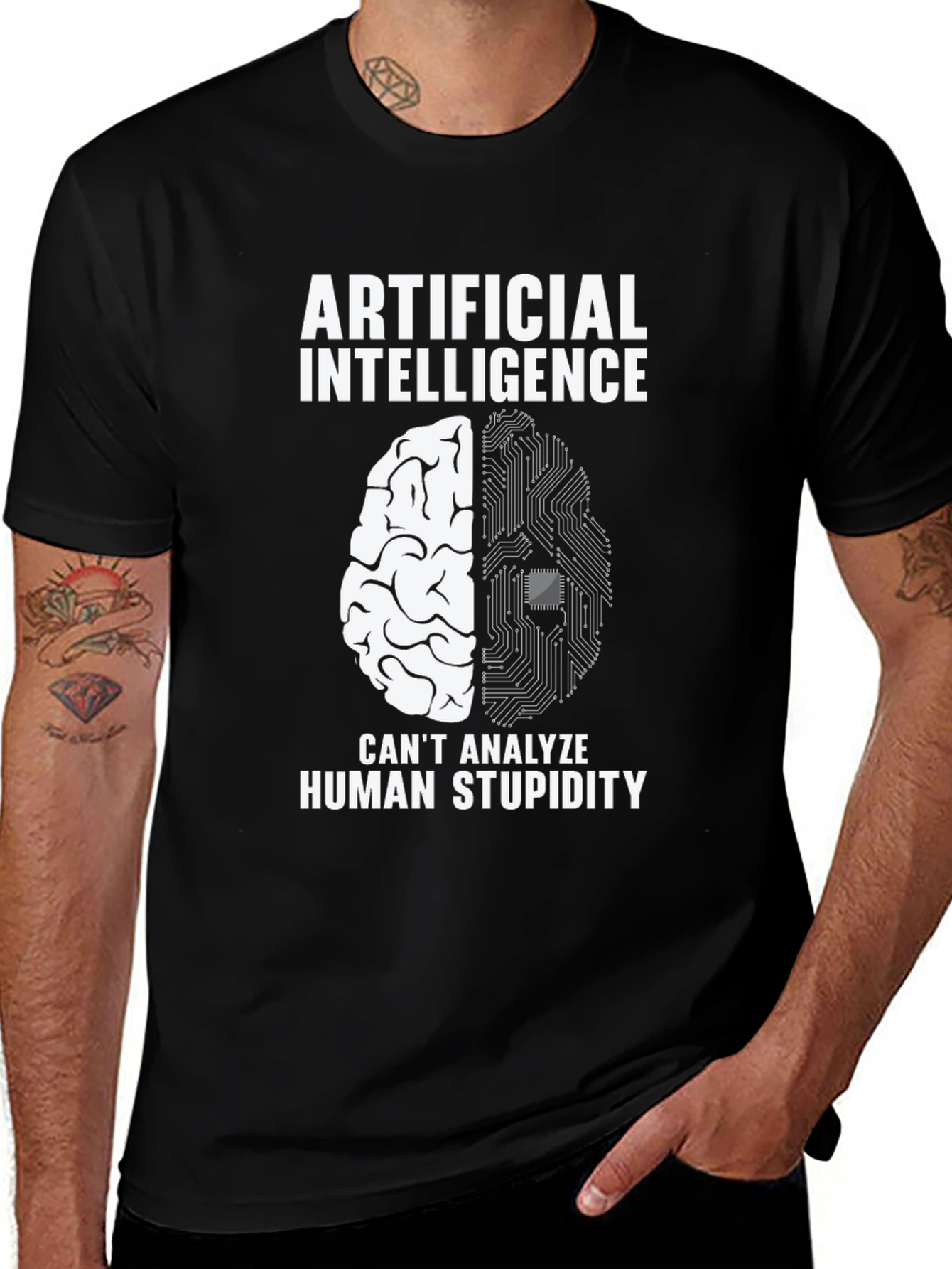 Artificial Intelligence Funny Graphic Tee