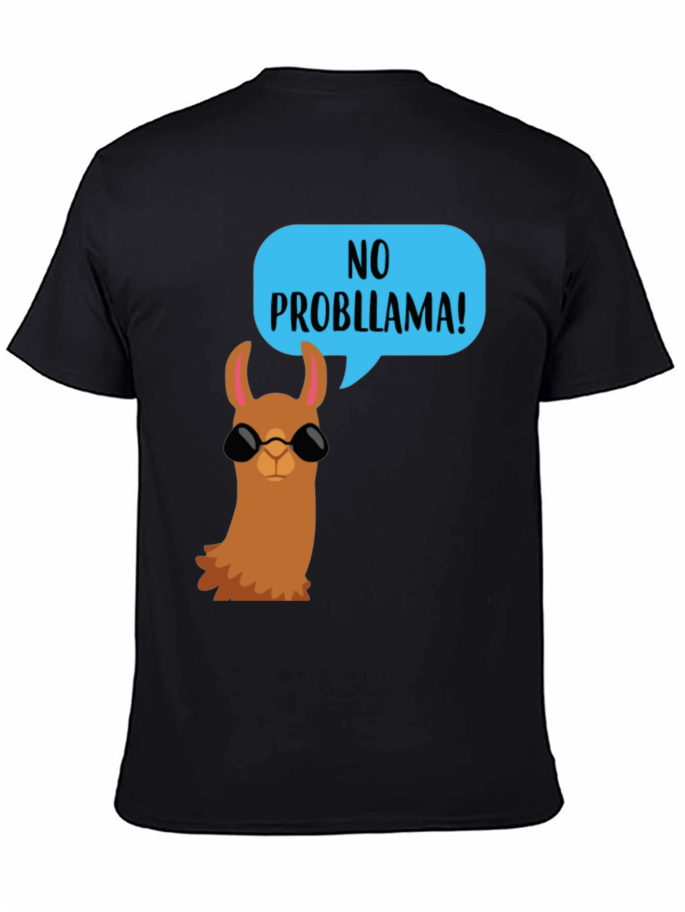 Cool Llama No Probllama Graphic Tee