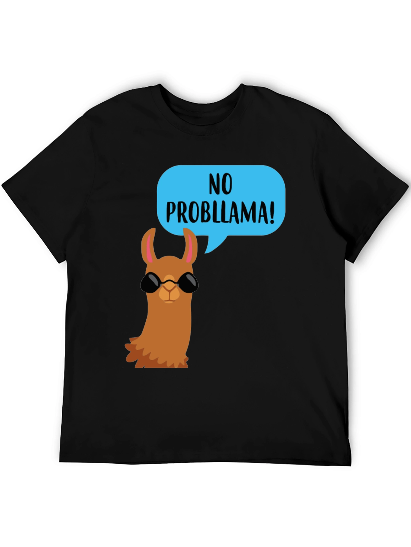 Cool Llama No Probllama Graphic Tee