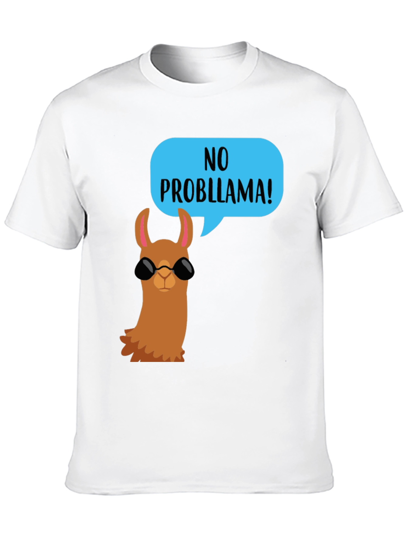 Cool Llama No Probllama Graphic Tee