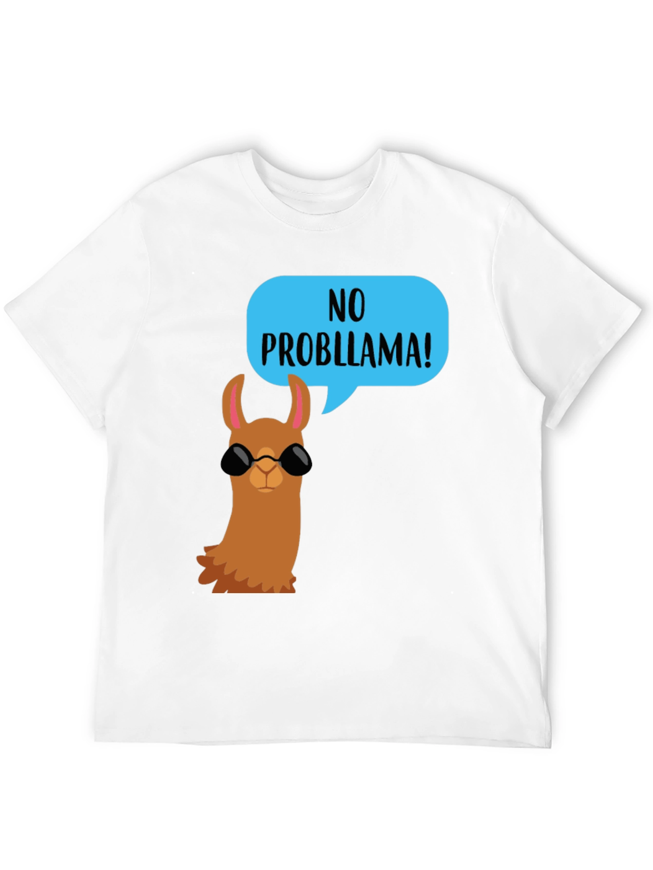 Cool Llama No Probllama Graphic Tee