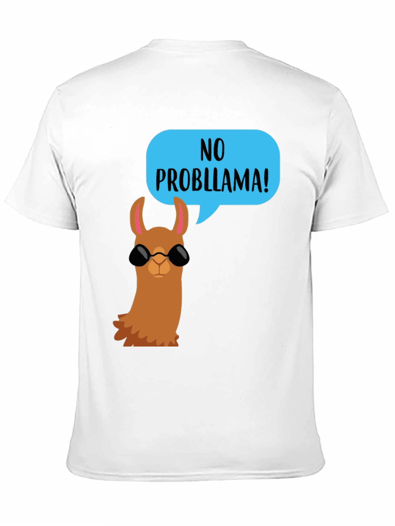 Cool Llama No Probllama Graphic Tee