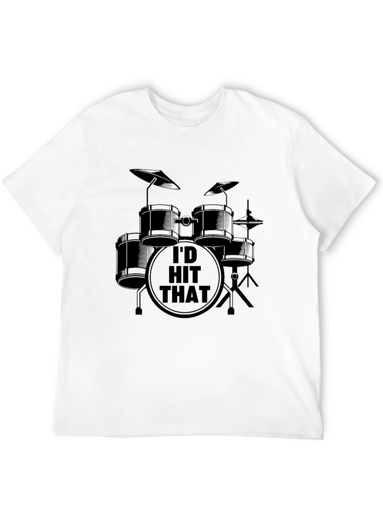 Id Hit That Drum Kit Graphic Tee