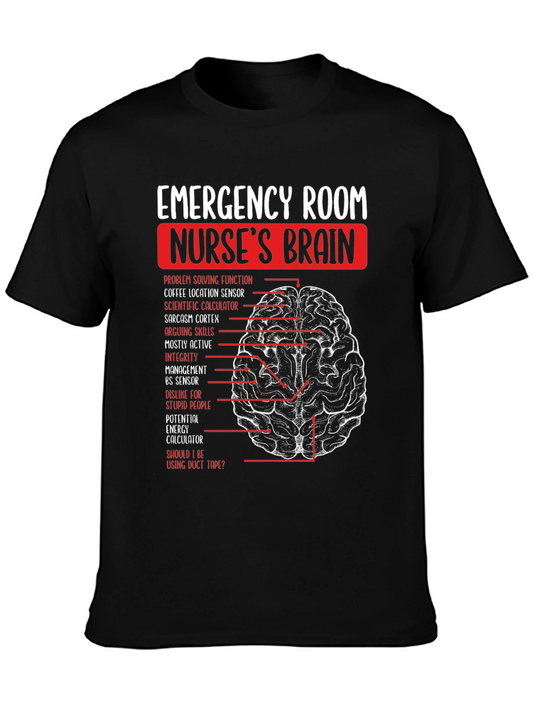 Emergency Room Nurses Brain T-Shirt