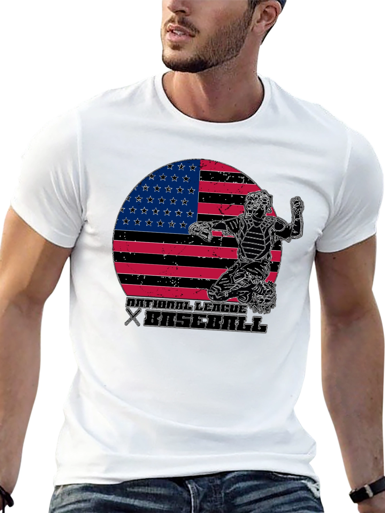 Baseball Catcher Graphic Tee