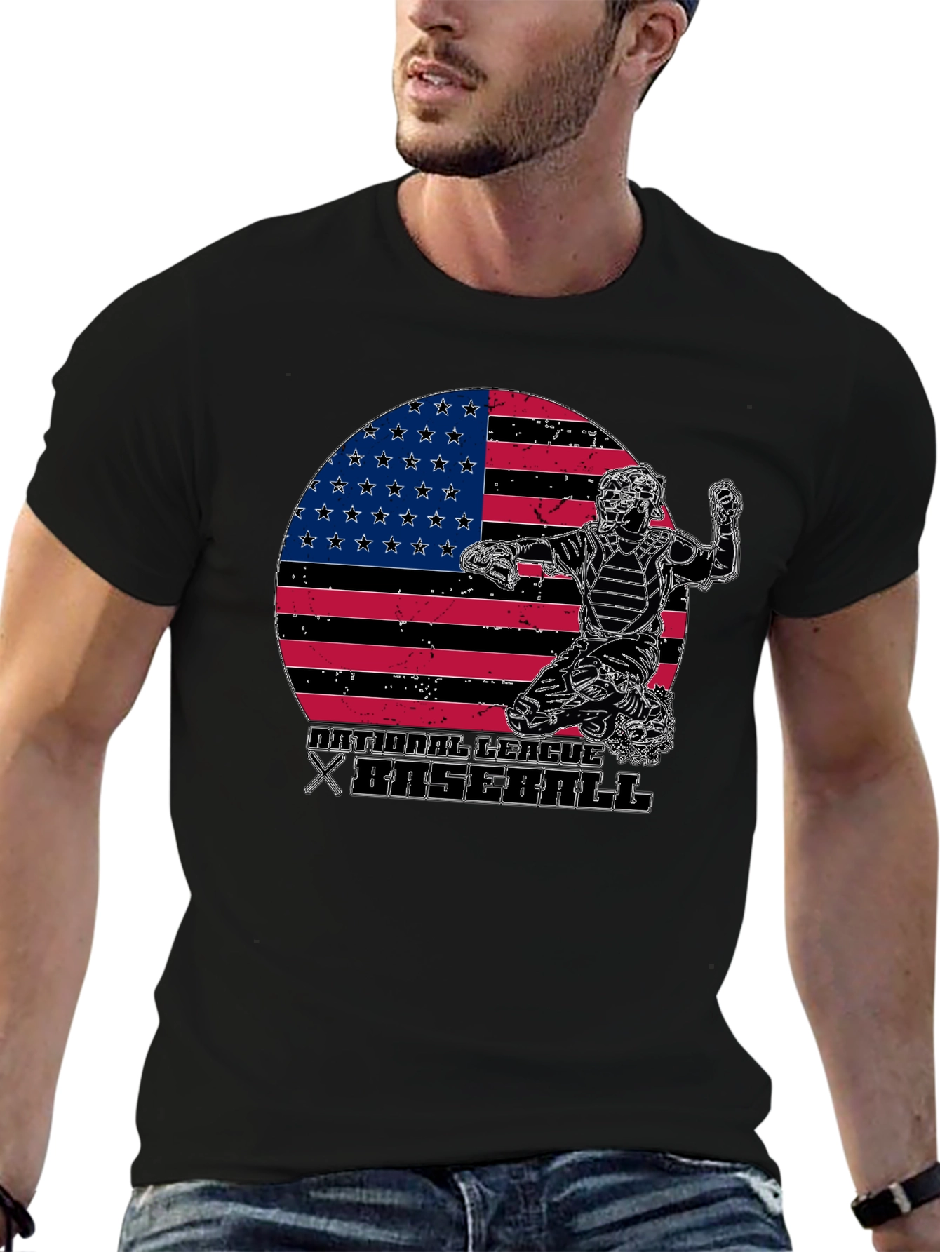 Baseball Catcher Graphic Tee