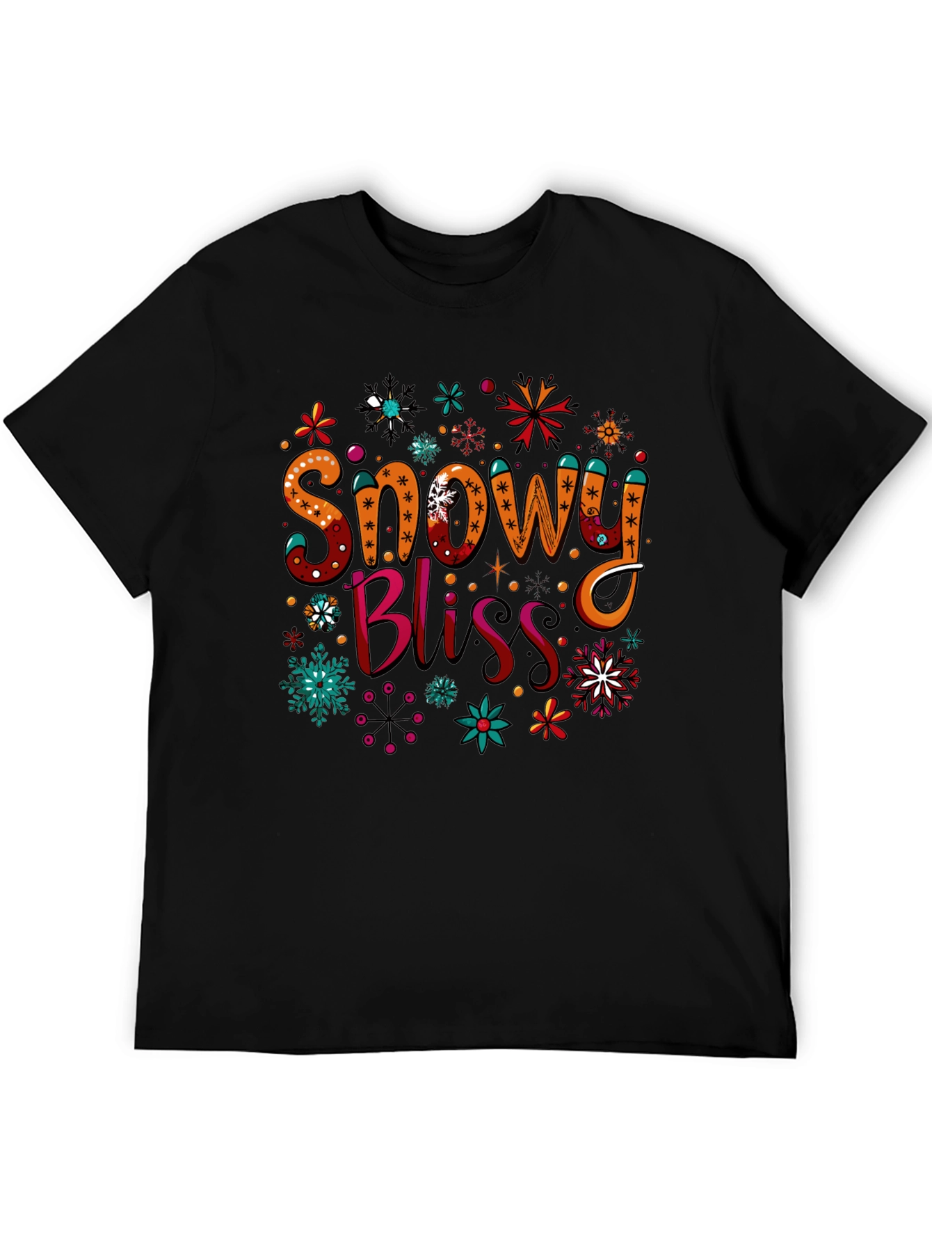 Snowy Bliss Holiday Graphic Tee