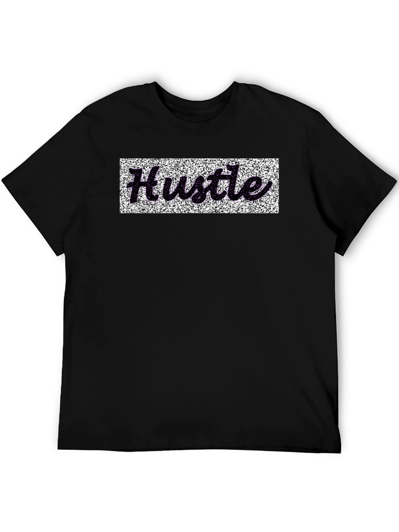 Hustle Graphic Tee - Premium Black Cotton Shirt