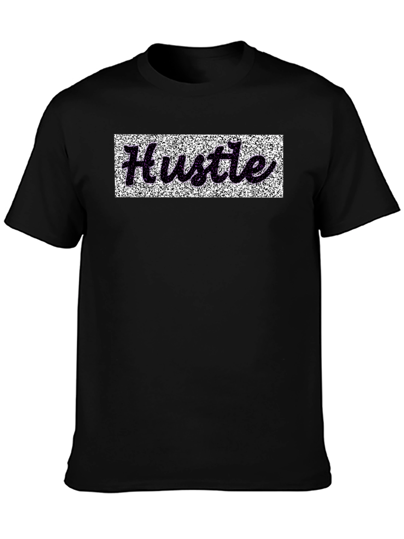 Hustle Graphic Tee - Premium Black Cotton Shirt