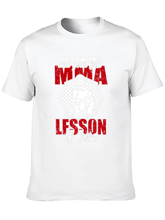 MMA Lesson Graphic Tee - Funny Fighter T-Shirt