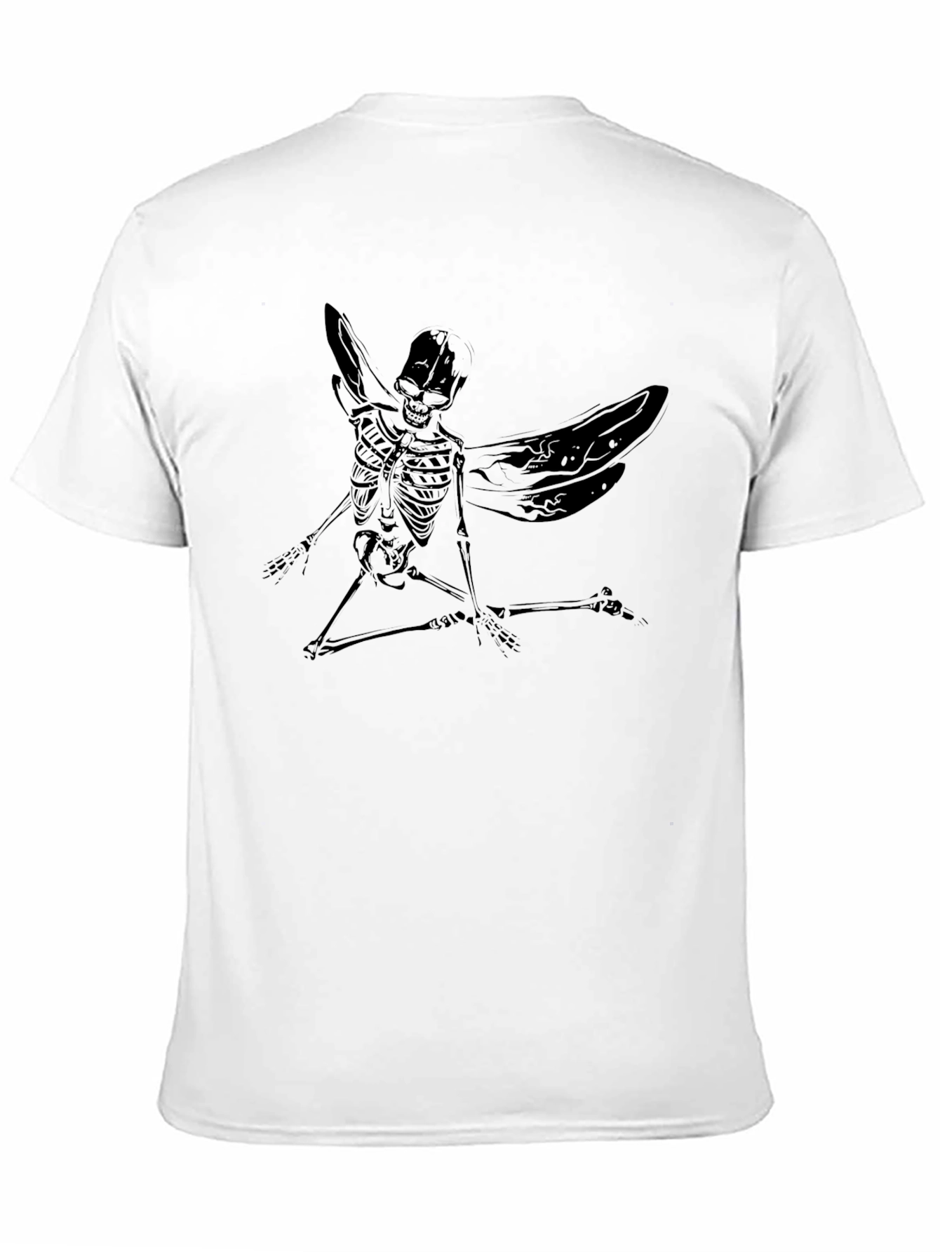 Grim Fairy T-Shirt: Skeleton Fairy Design
