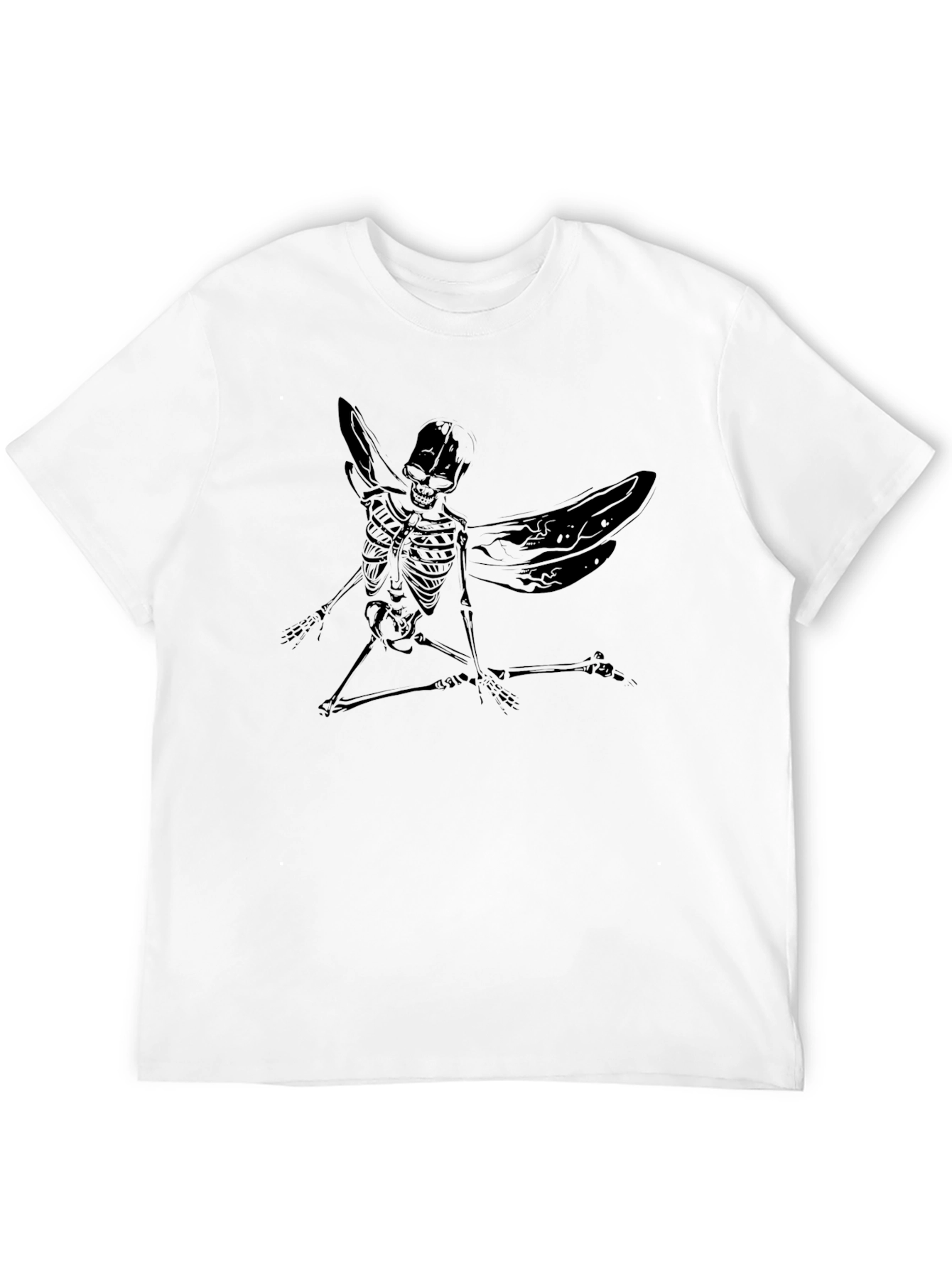 Grim Fairy T-Shirt: Skeleton Fairy Design