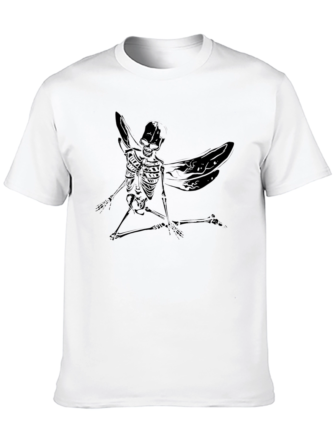 Grim Fairy T-Shirt: Skeleton Fairy Design