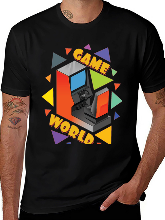 Retro Game World Graphic Tee
