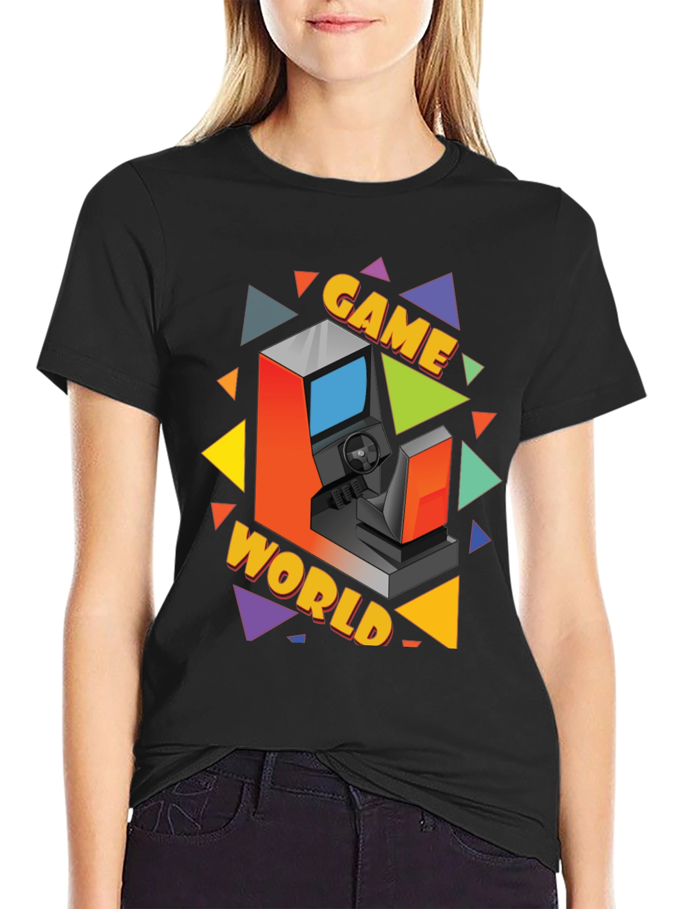 Retro Game World Graphic Tee