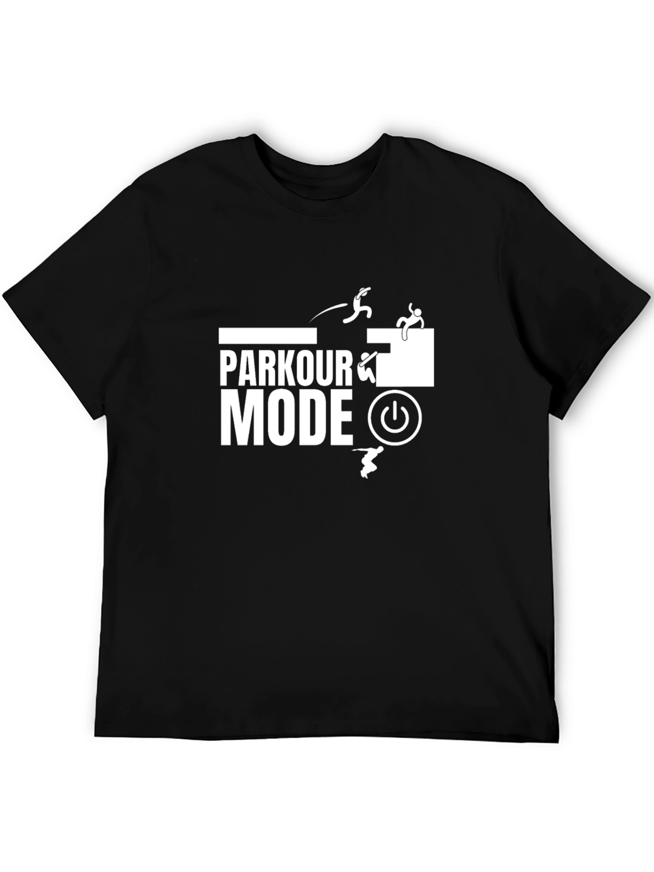 Parkour Mode Black T-Shirt