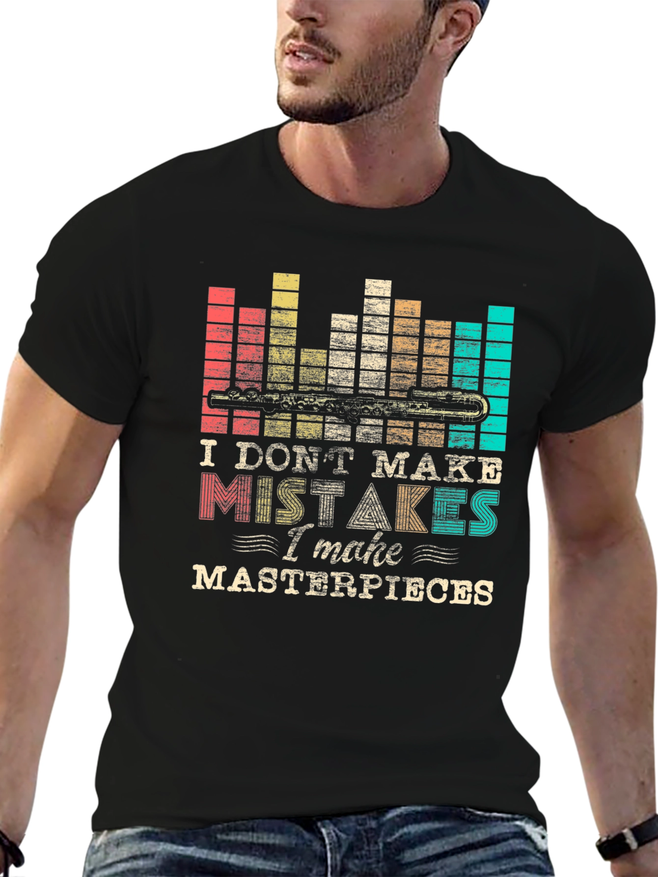 Flute Player Masterpieces Graphic Tee