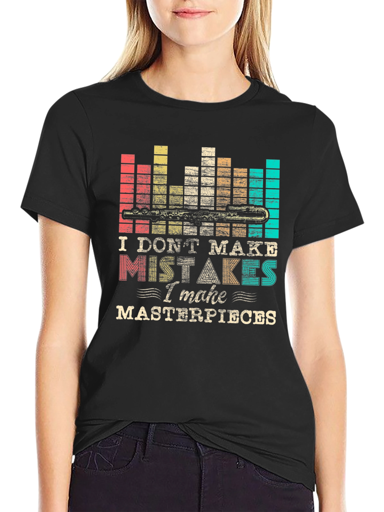 Flute Player Masterpieces Graphic Tee