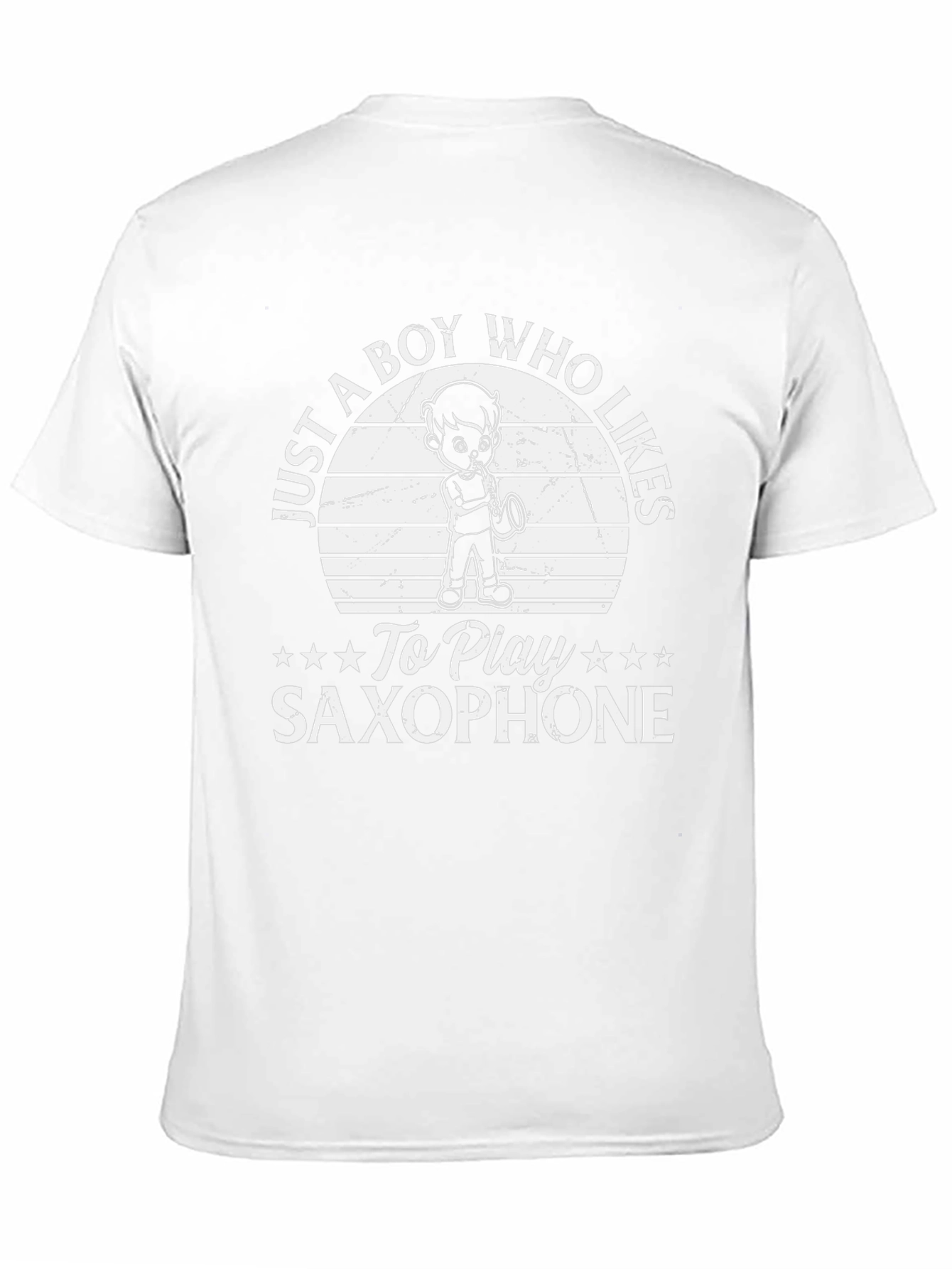 Boy Who Likes Saxophone T-Shirt