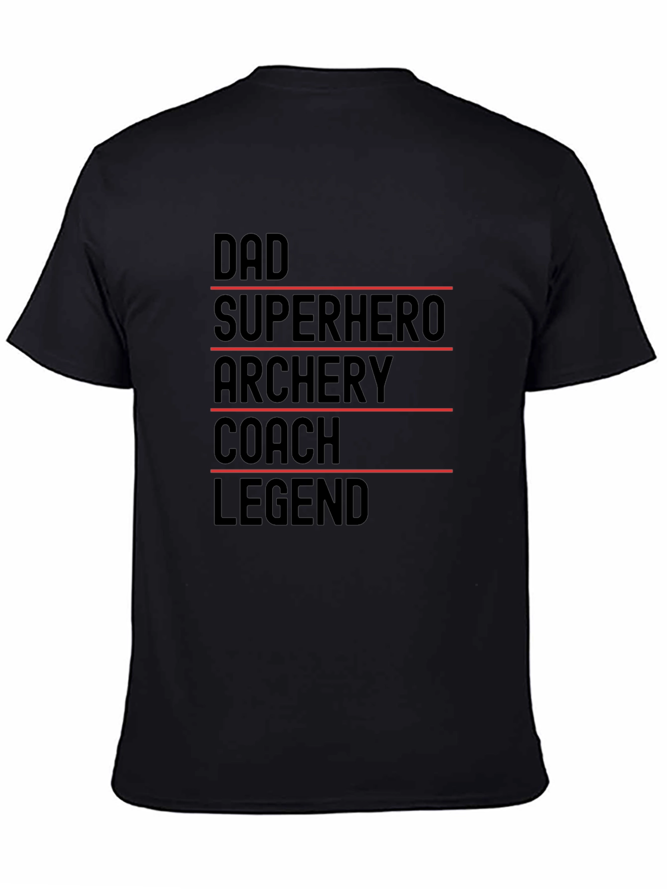 Dad Superhero Archery Coach Legend T-Shirt