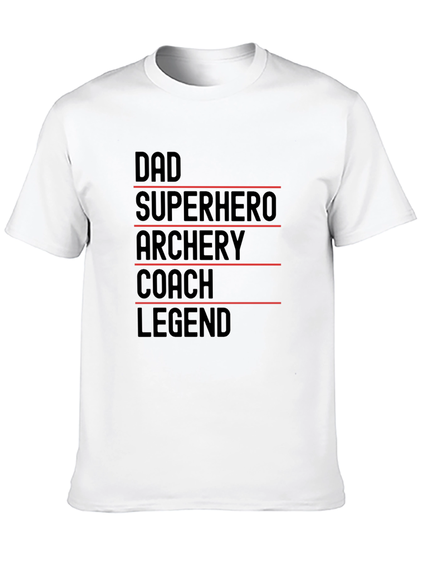 Dad Superhero Archery Coach Legend T-Shirt