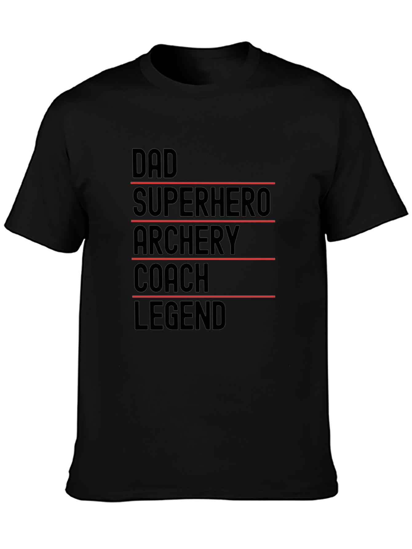 Dad Superhero Archery Coach Legend T-Shirt