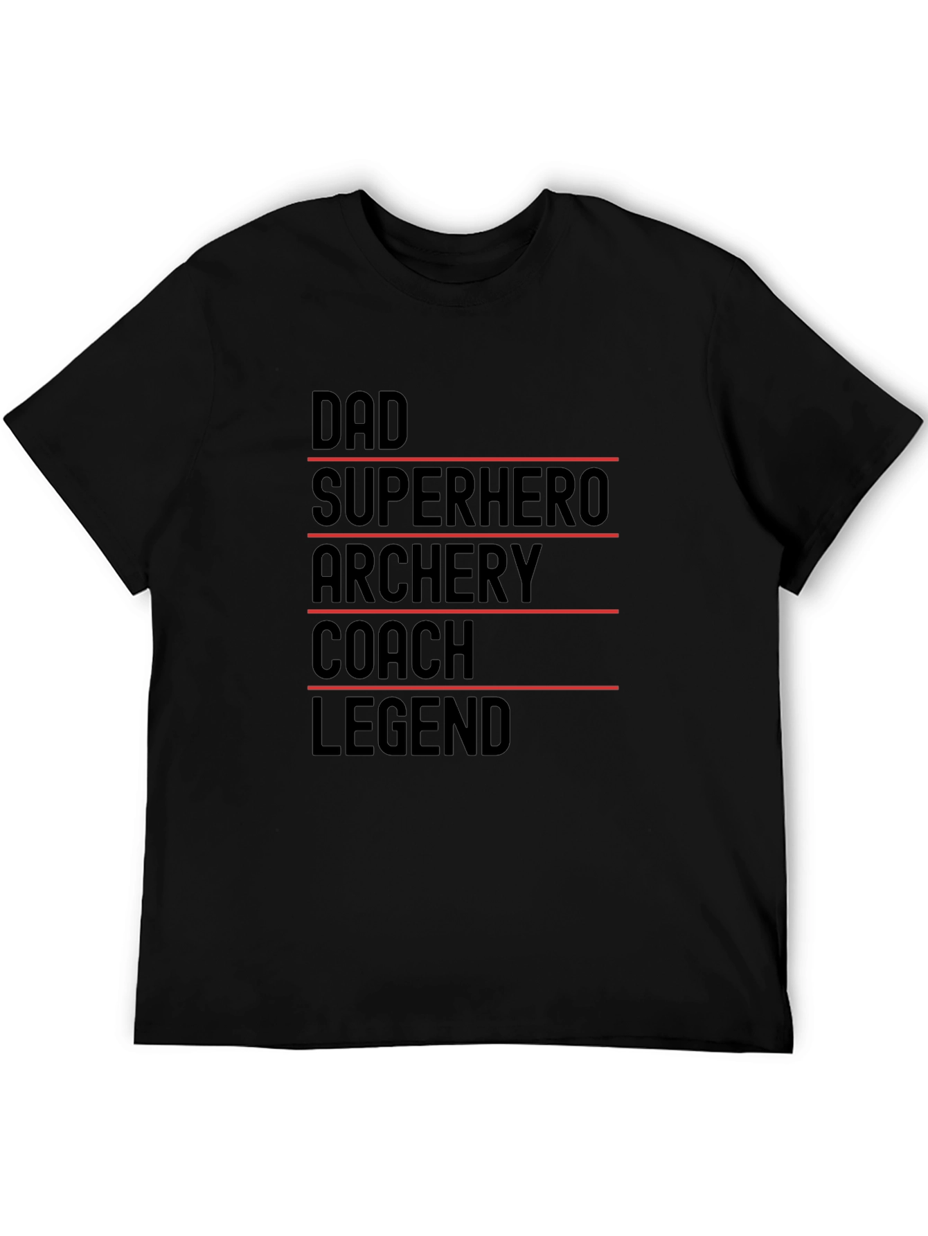 Dad Superhero Archery Coach Legend T-Shirt