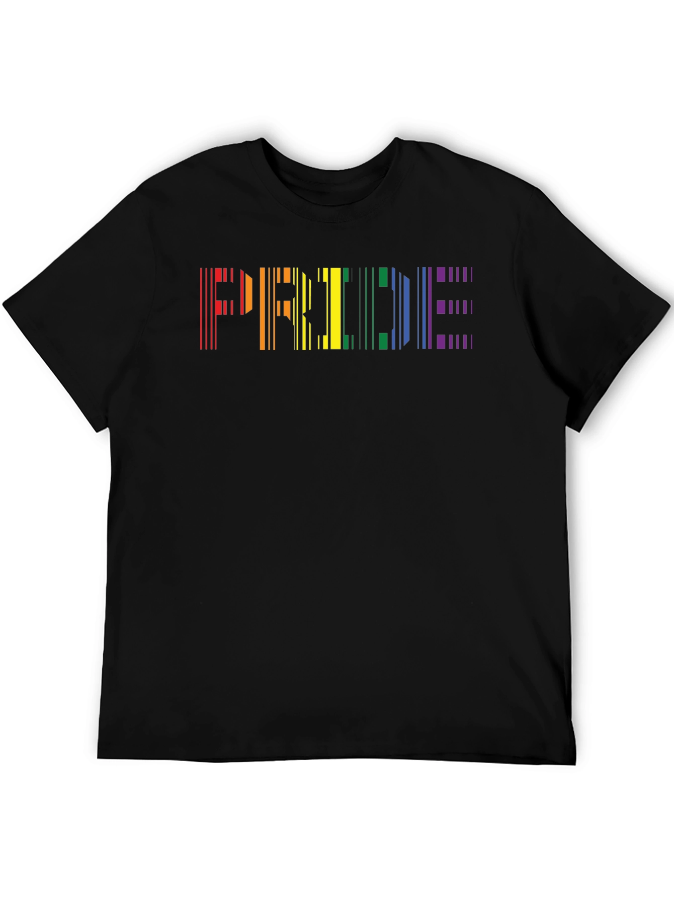 Pride Barcode T-Shirt - Black