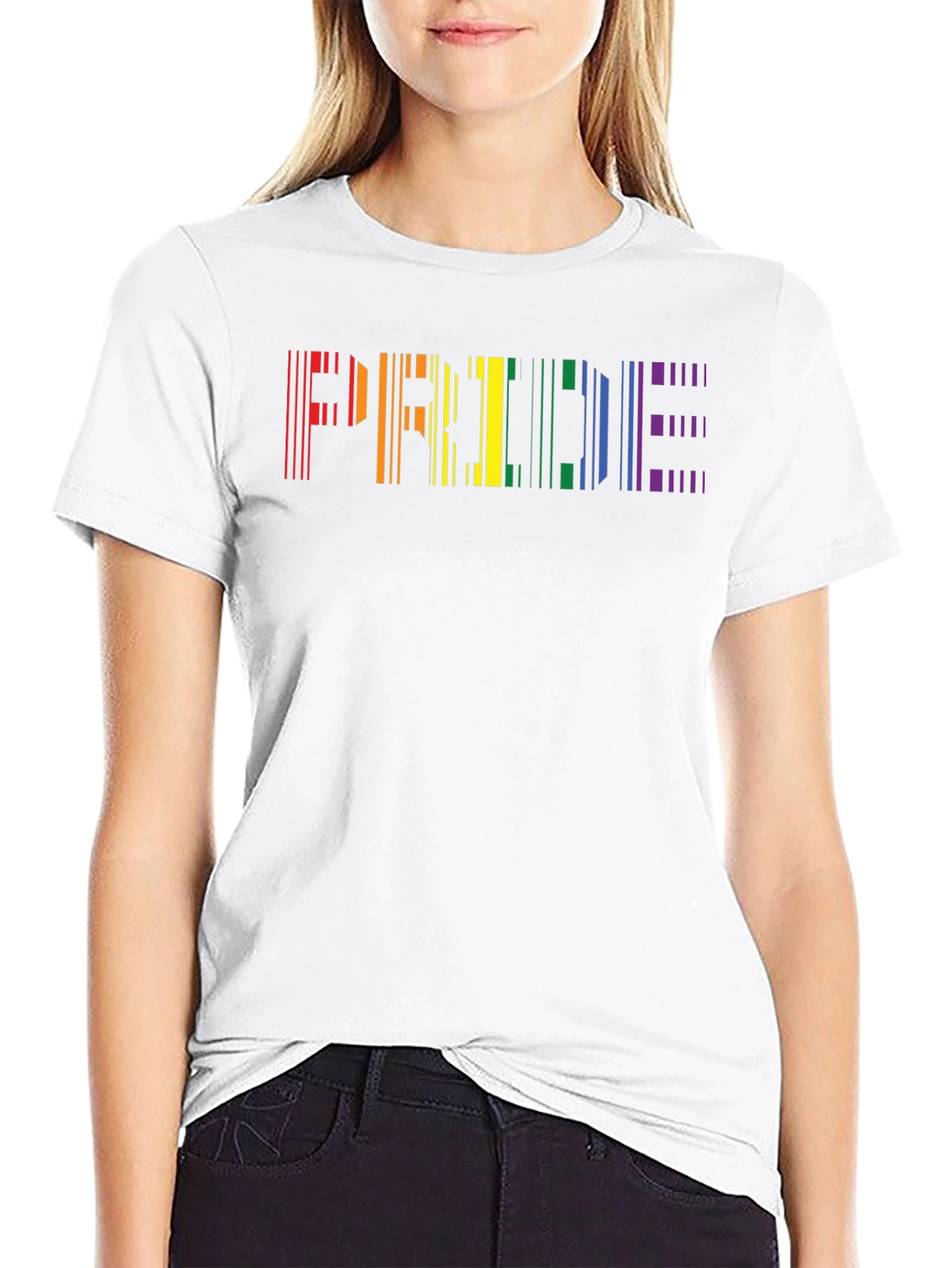 Pride Barcode T-Shirt - Black