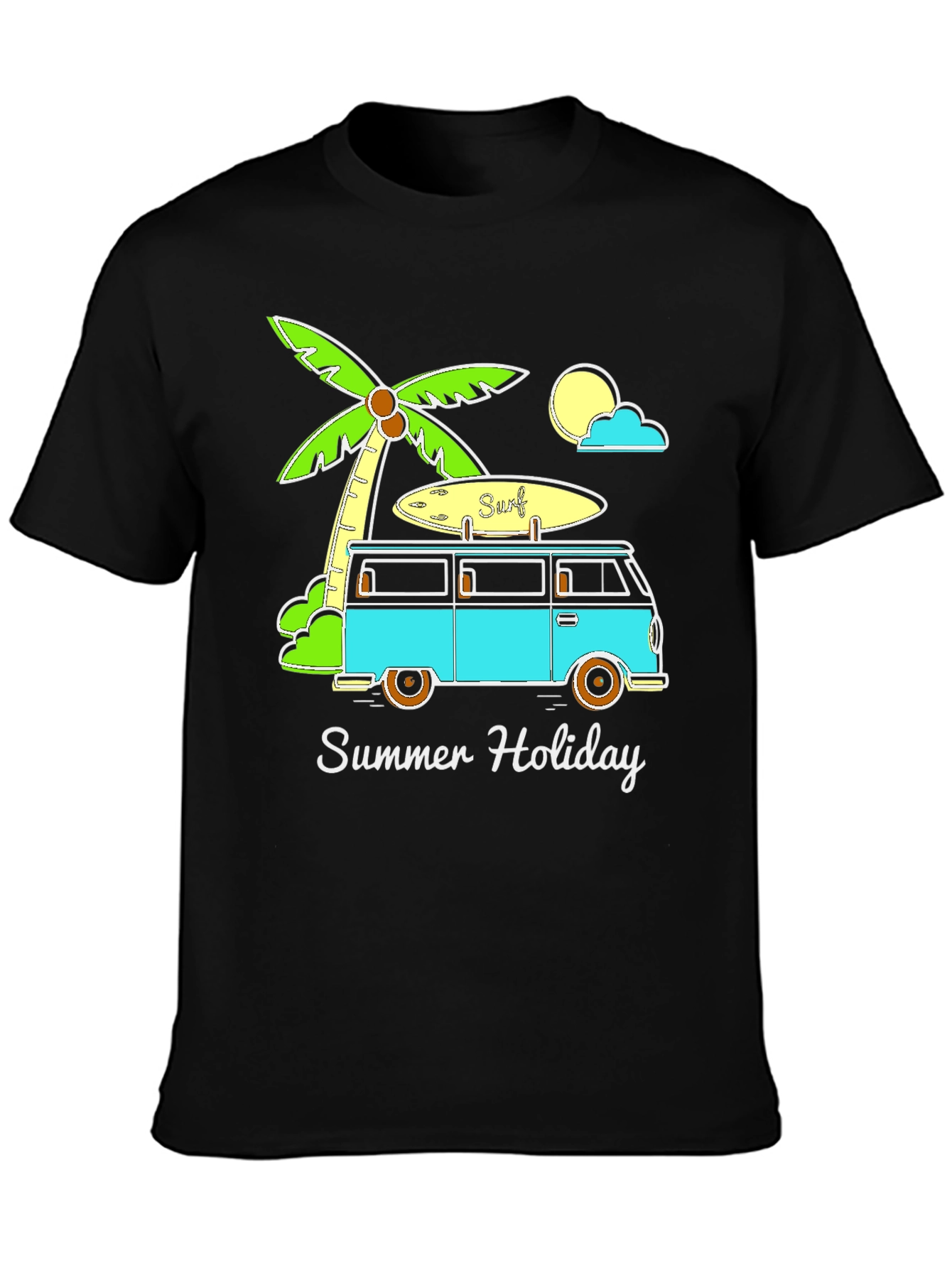 Summer Holiday Surf Van Graphic Tee
