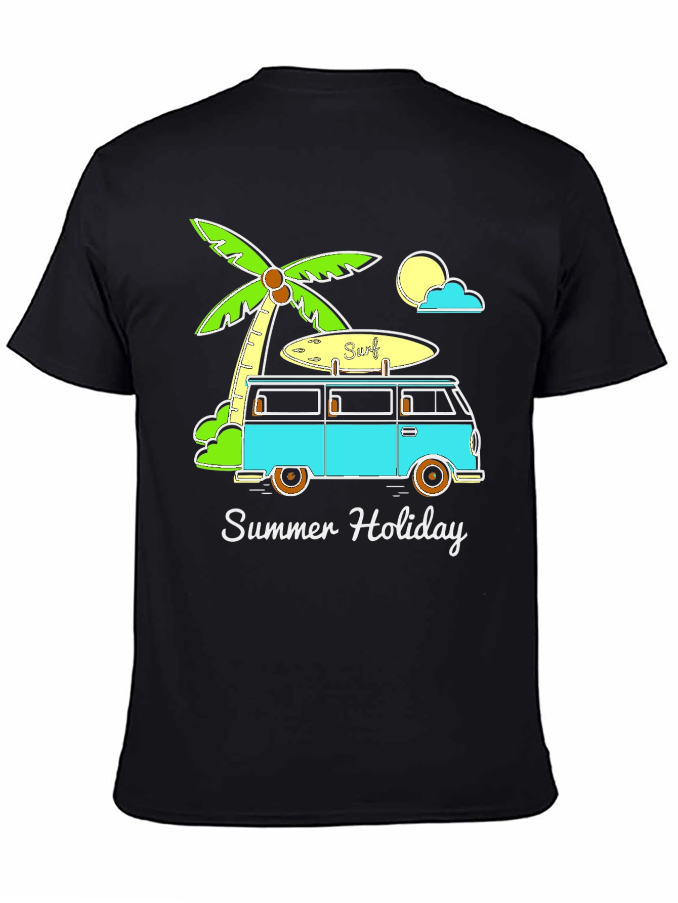 Summer Holiday Surf Van Graphic Tee