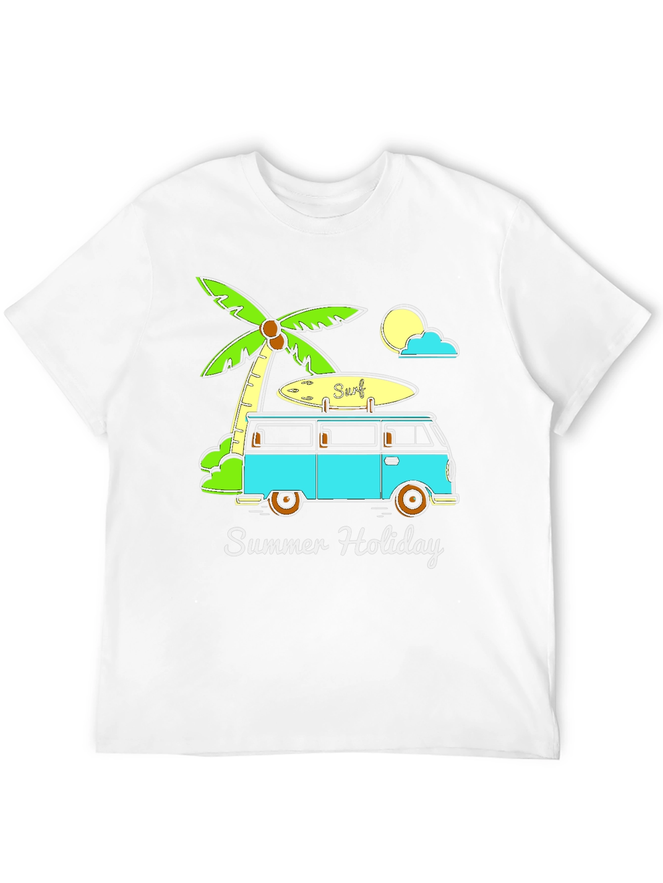 Summer Holiday Surf Van Graphic Tee