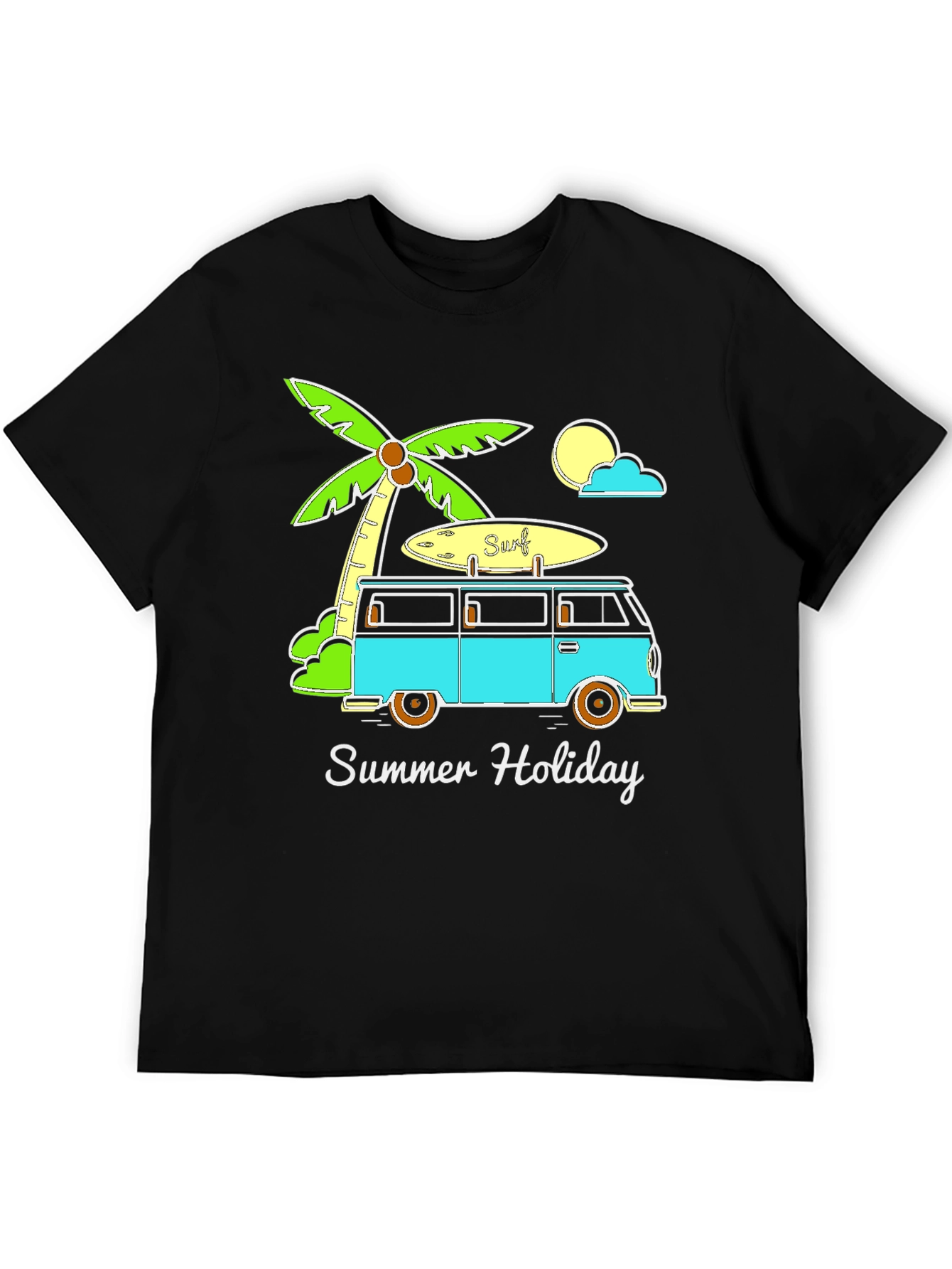 Summer Holiday Surf Van Graphic Tee