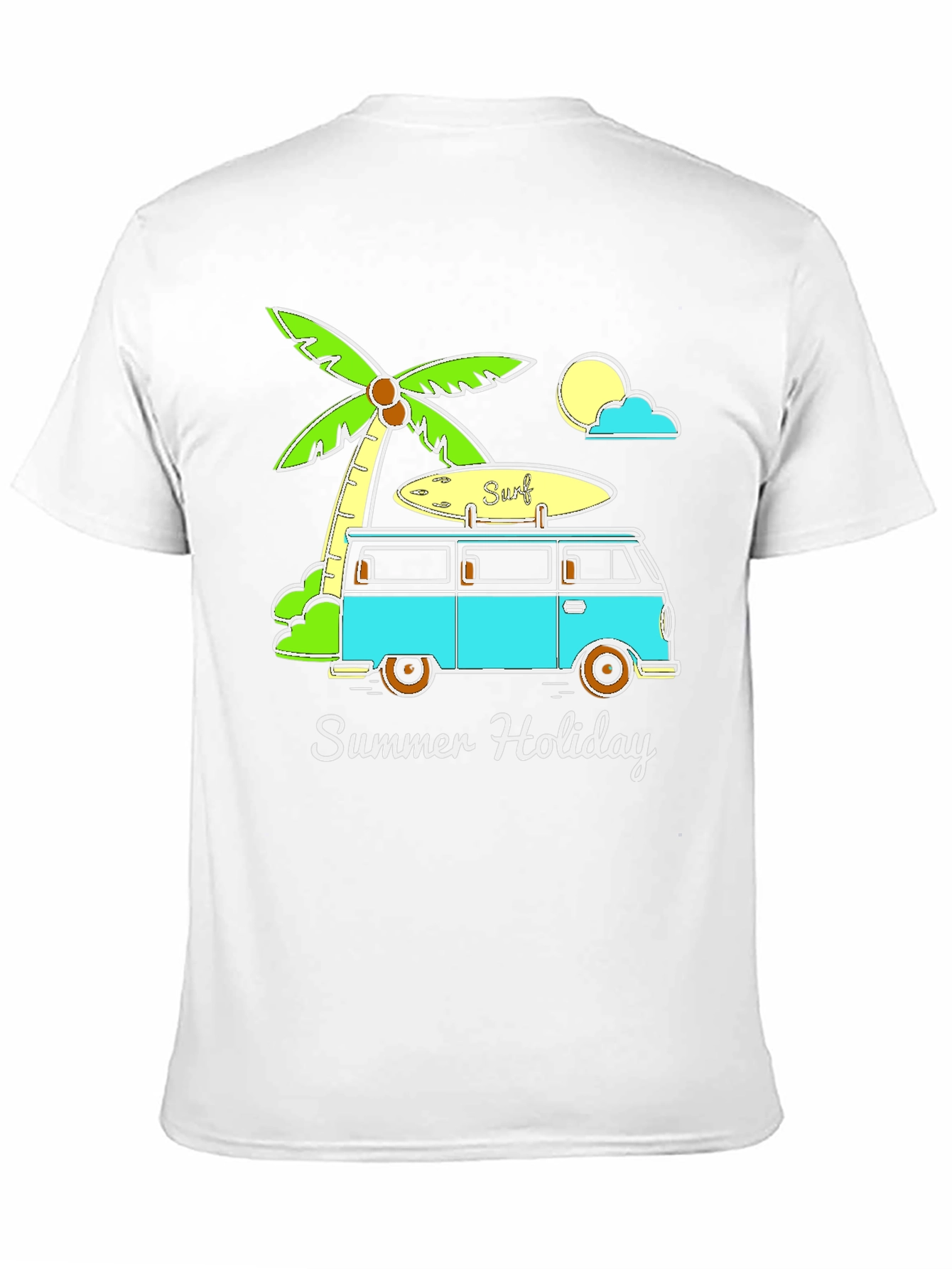 Summer Holiday Surf Van Graphic Tee