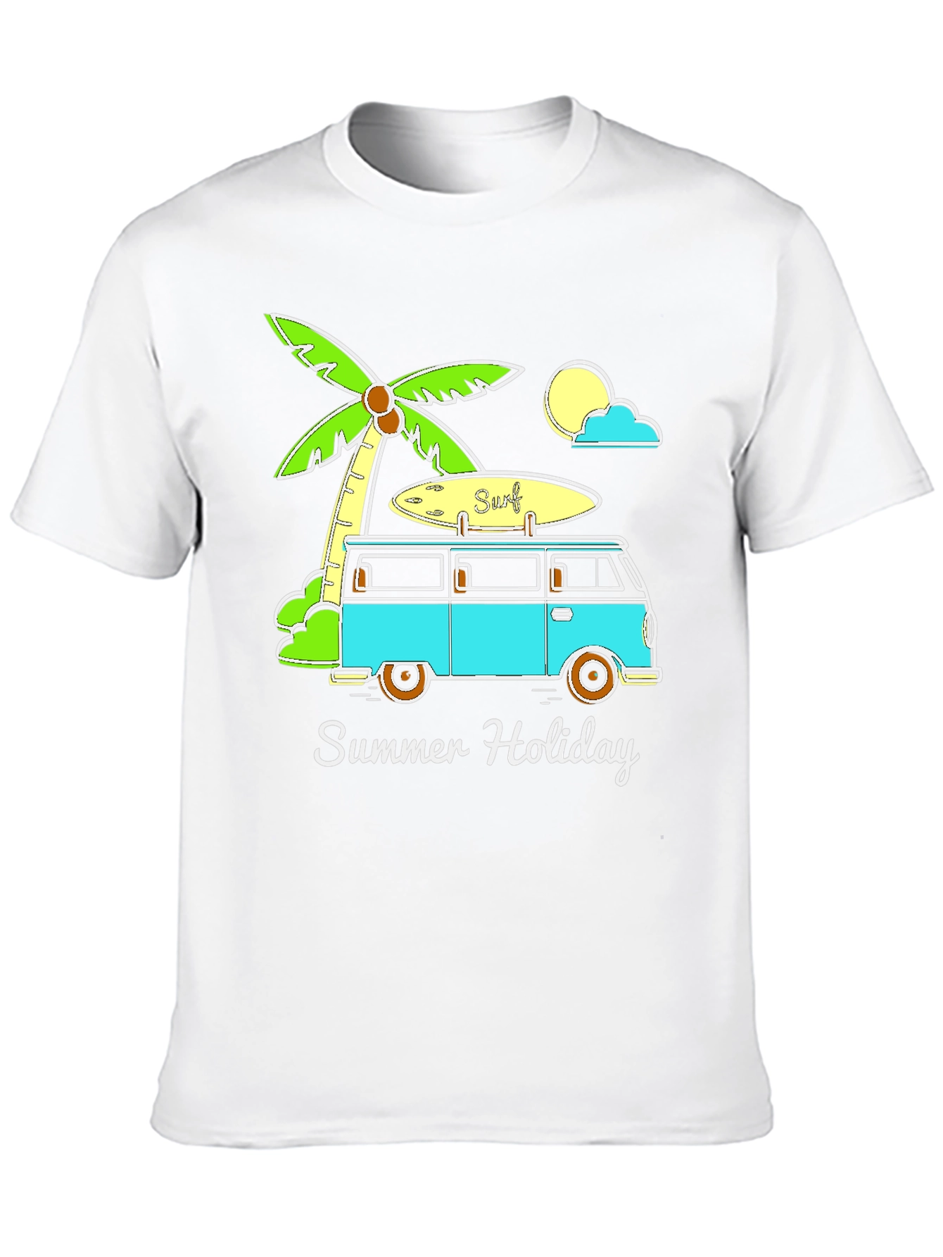 Summer Holiday Surf Van Graphic Tee