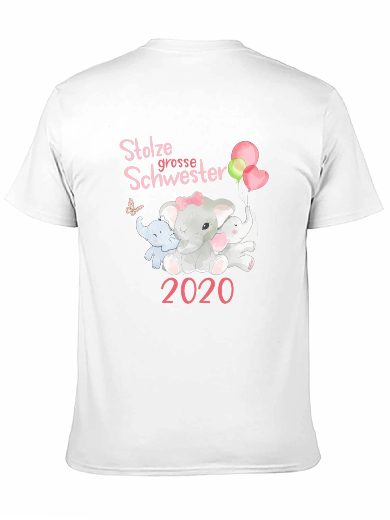 Proud Big Sister 2020 Elephant T-Shirt