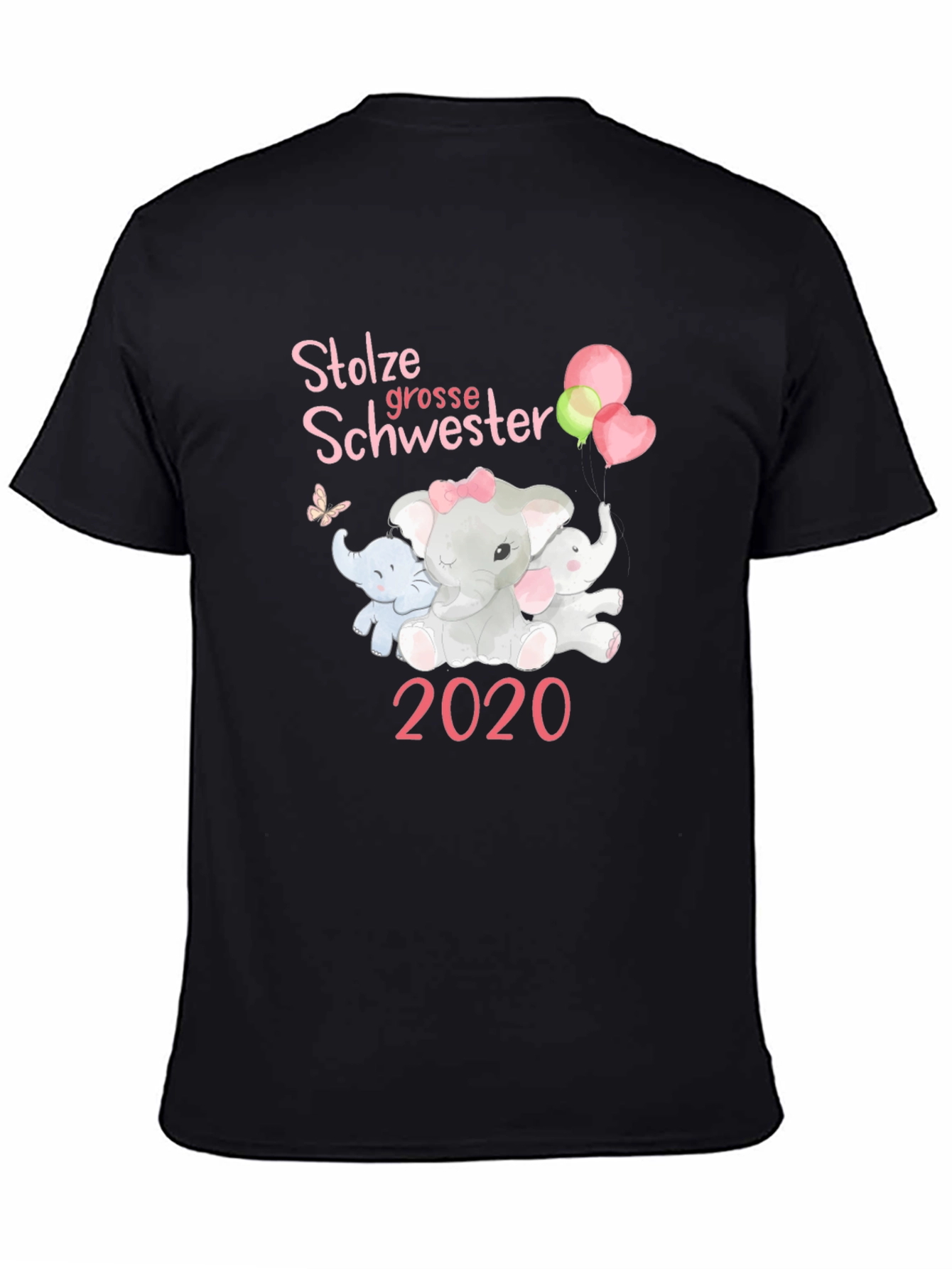 Proud Big Sister 2020 Elephant T-Shirt