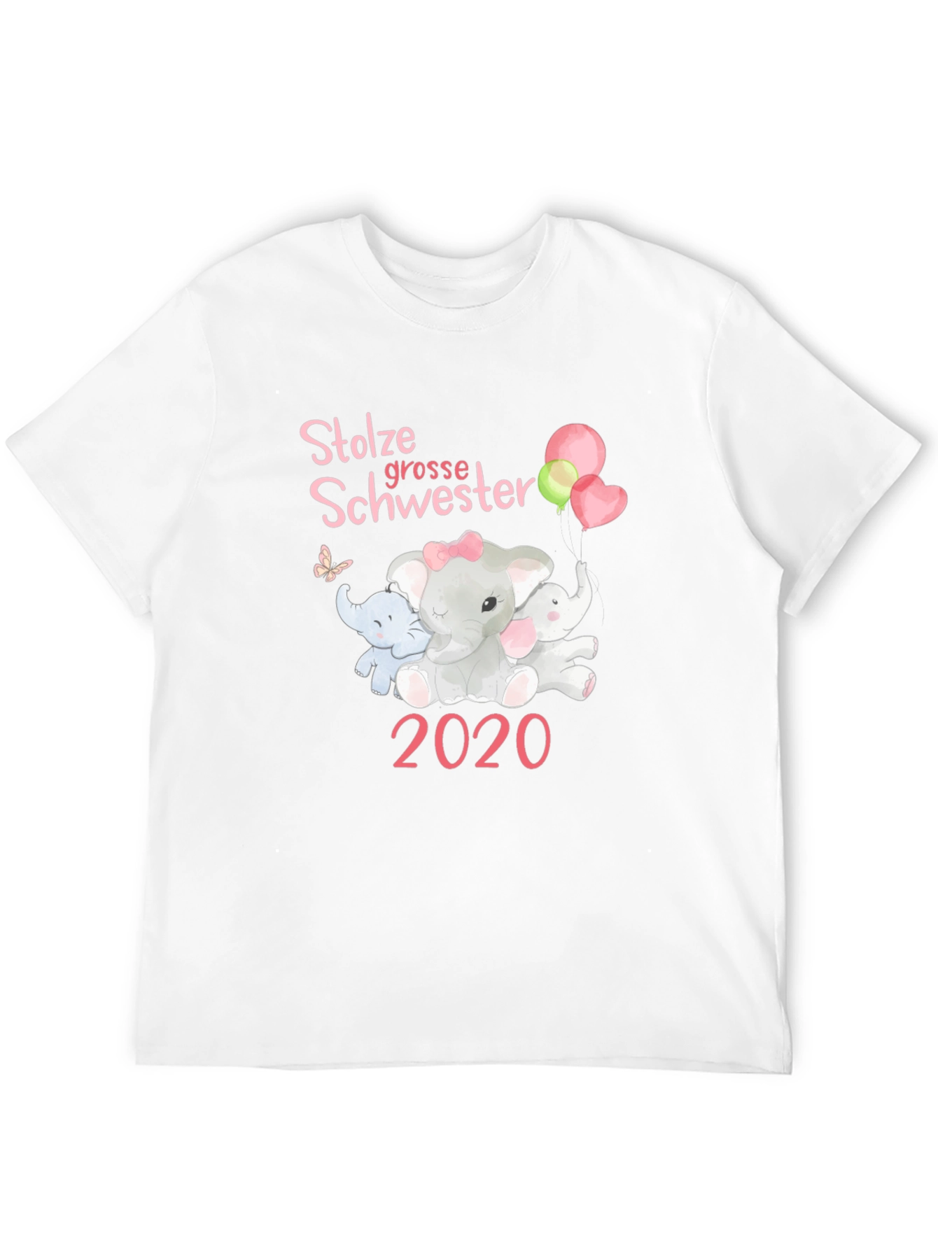 Proud Big Sister 2020 Elephant T-Shirt