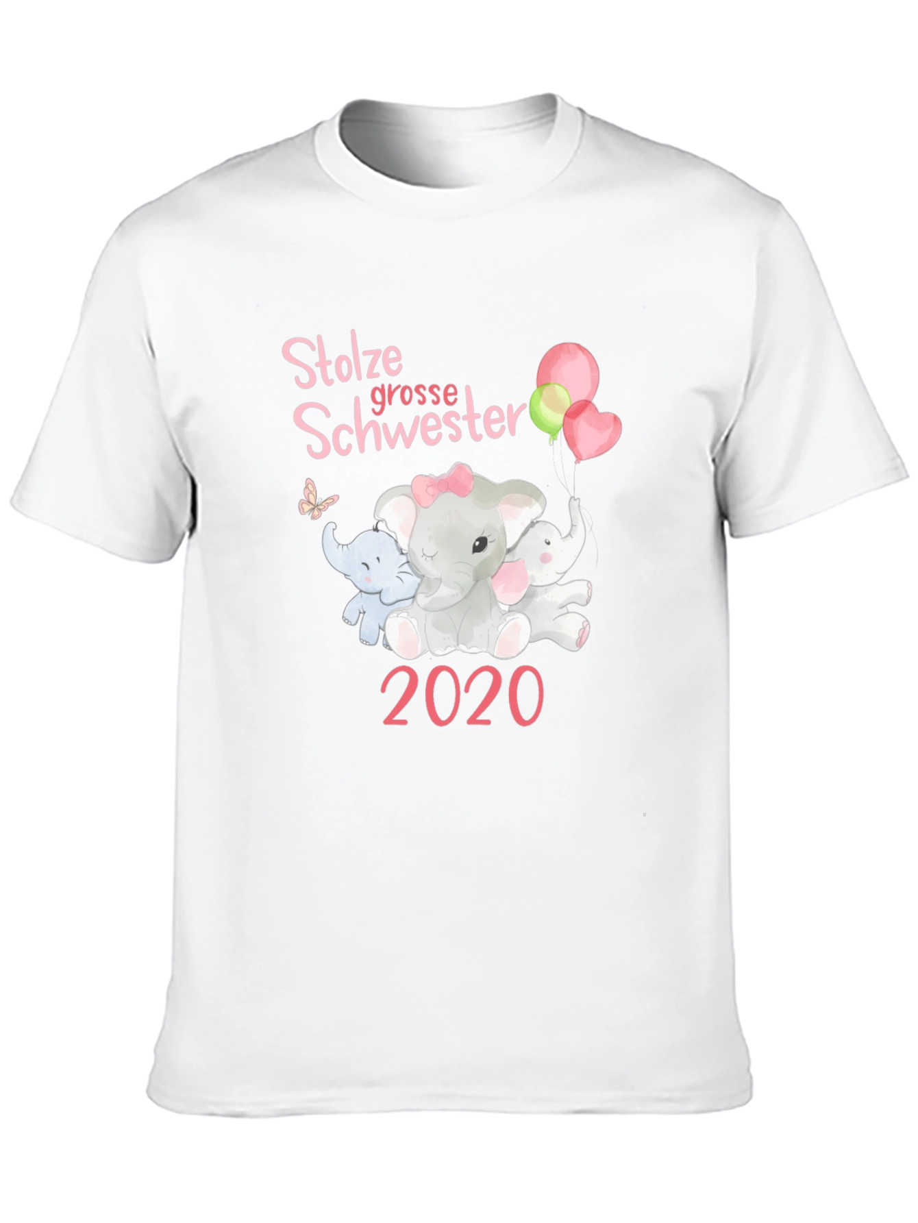 Proud Big Sister 2020 Elephant T-Shirt