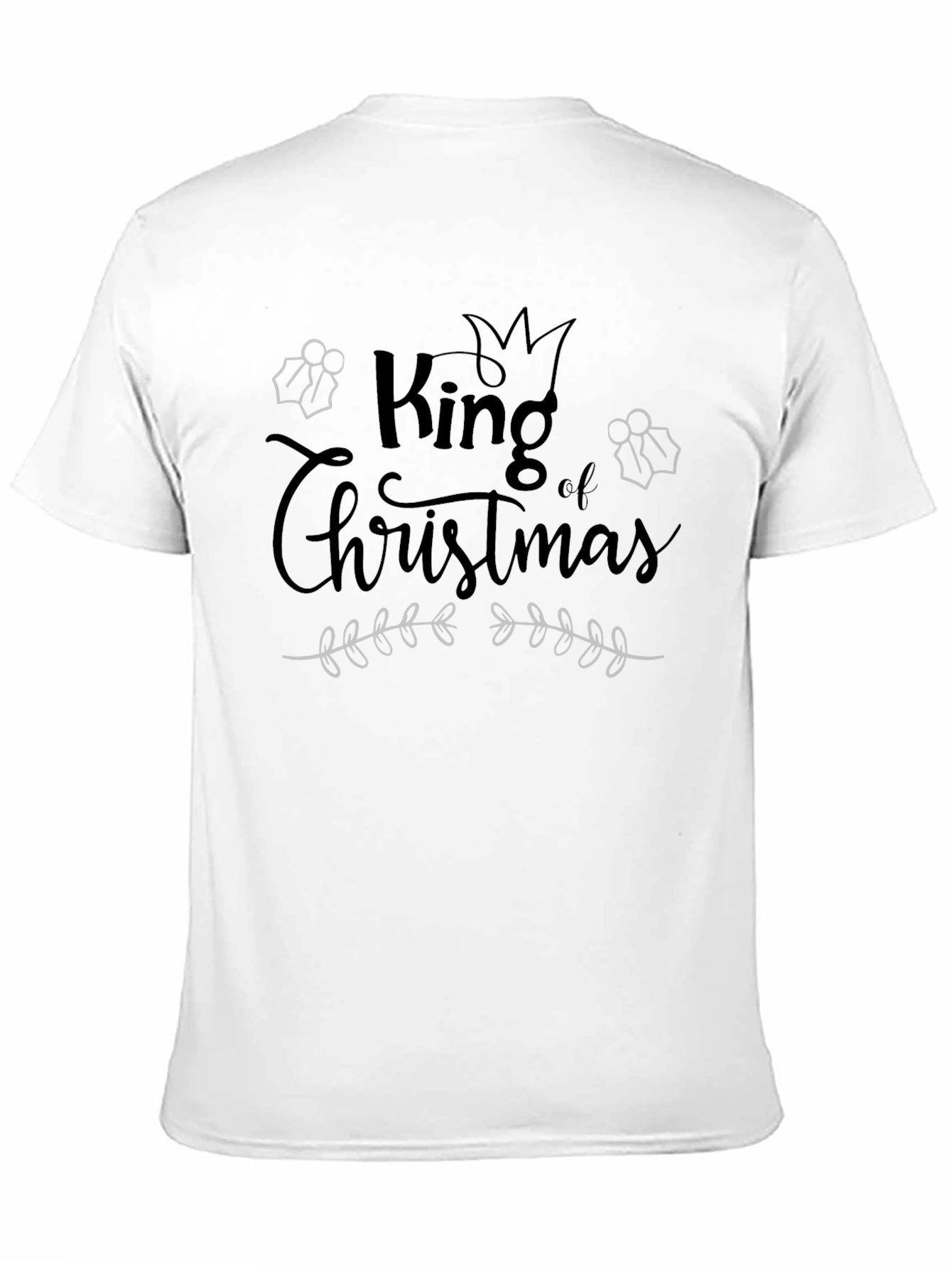 King of Christmas Black T-Shirt